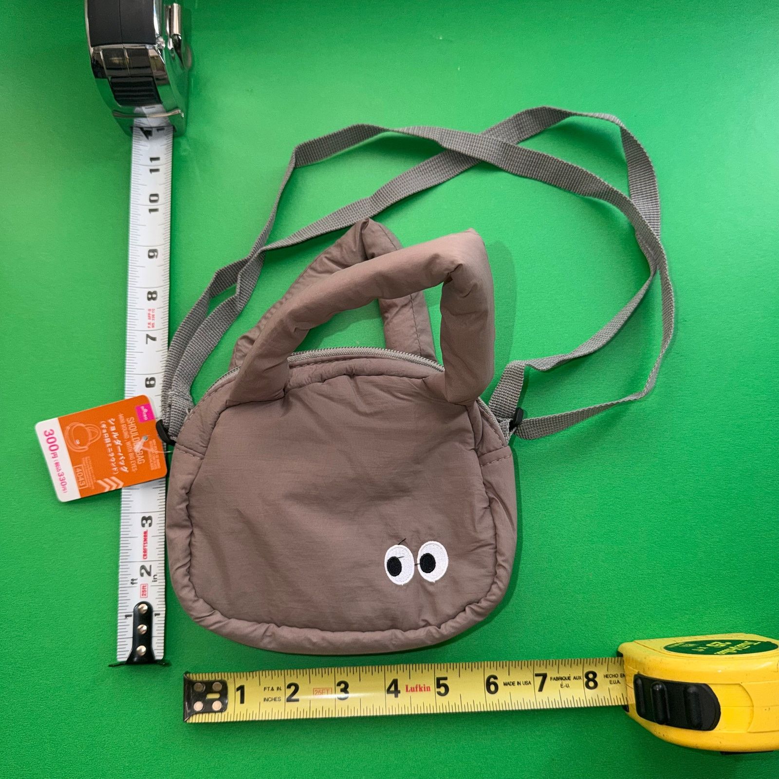 Japanese Brand Totoro Dust Sprite Puffy Plush Bag Gray Black Japan Ghibli Size ONE SIZE - 8 Thumbnail