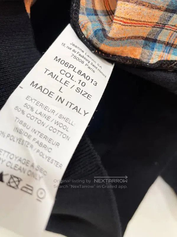 Lanvin Lanvin Black Wool Long Sleeve Sweater . Size US S / EU 44-46 / 1 - 5 Thumbnail