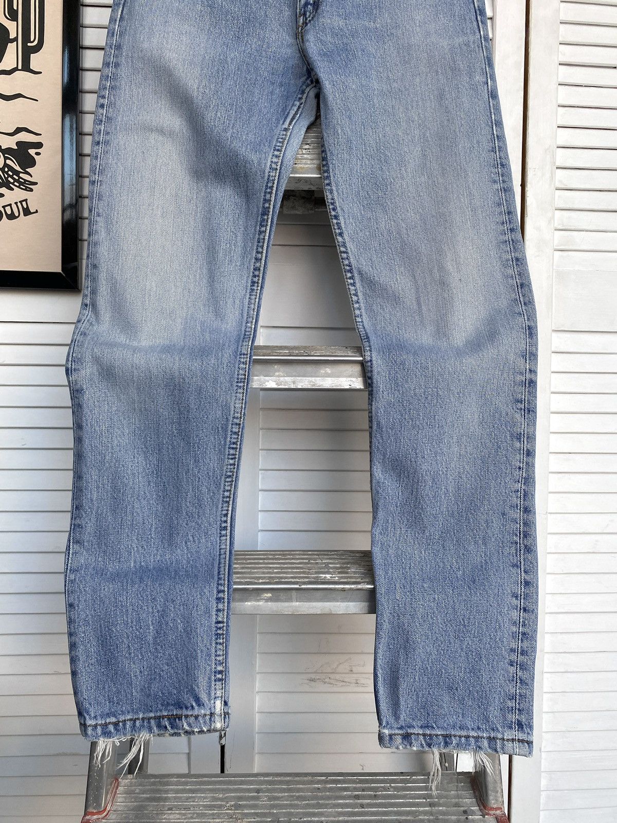 Levi's × Vintage Vintage Levis 534 Light Wash Blue Denim Slim Jeans Pants USA Size US 27 - 4 Thumbnail