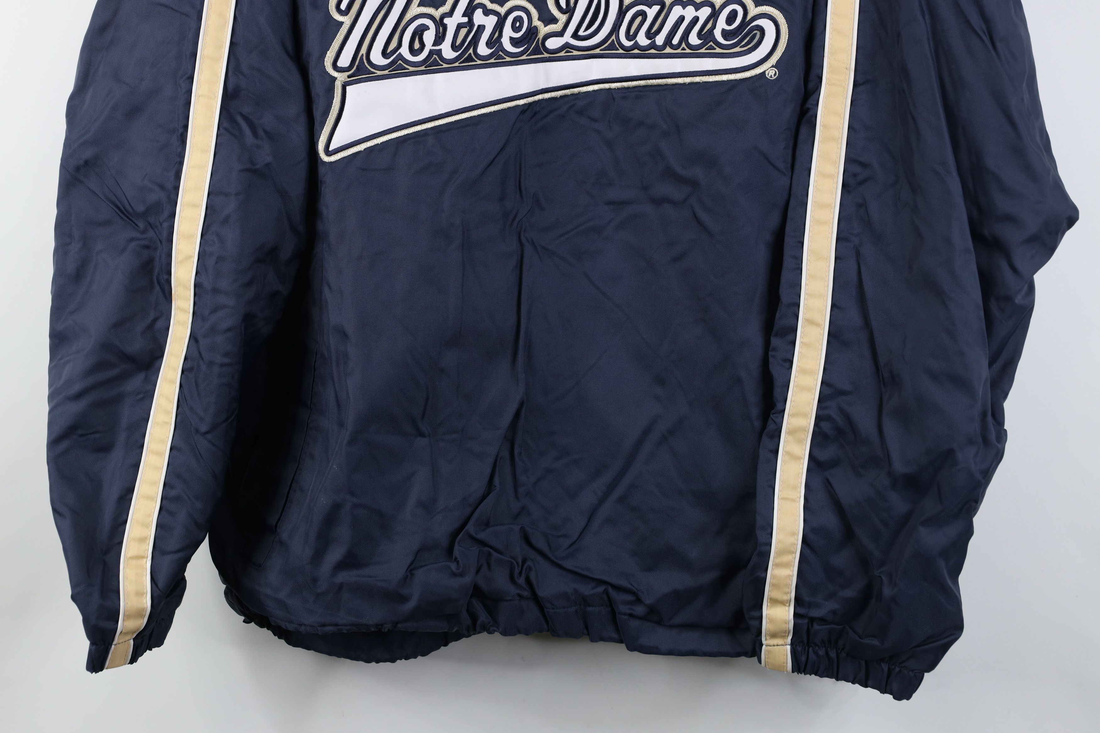 Vintage Vintage 90s Script Notre Dame University Windbreaker Jacket Size US XL / EU 56 / 4 - 3 Thumbnail