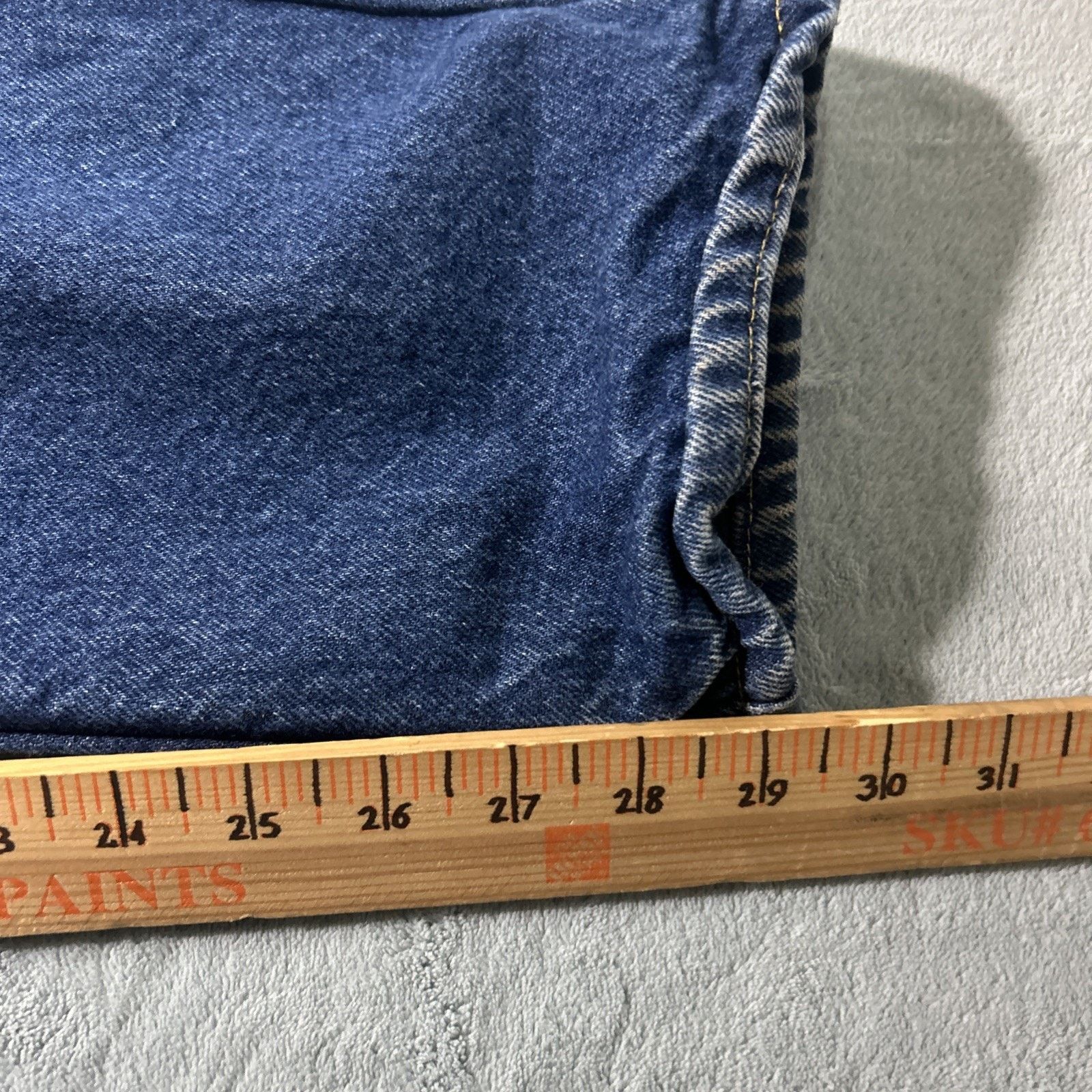 L.L. Bean USA LL Bean Flannel Lined Straight Jeans Mens 31x30 Plaid Size US 31 - 17 Thumbnail