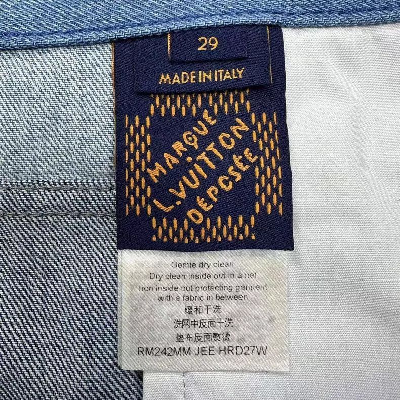 Louis Vuitton Louis Vuitton Denim Shorts Size 29-2506 Size US 29 - 4 Thumbnail