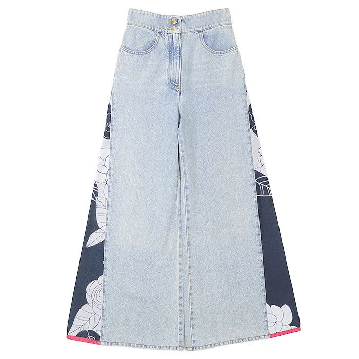 Chanel Chanel P70188 Cotton Denim Pants Cotton Jeans P70188 DUTY FREE for USA