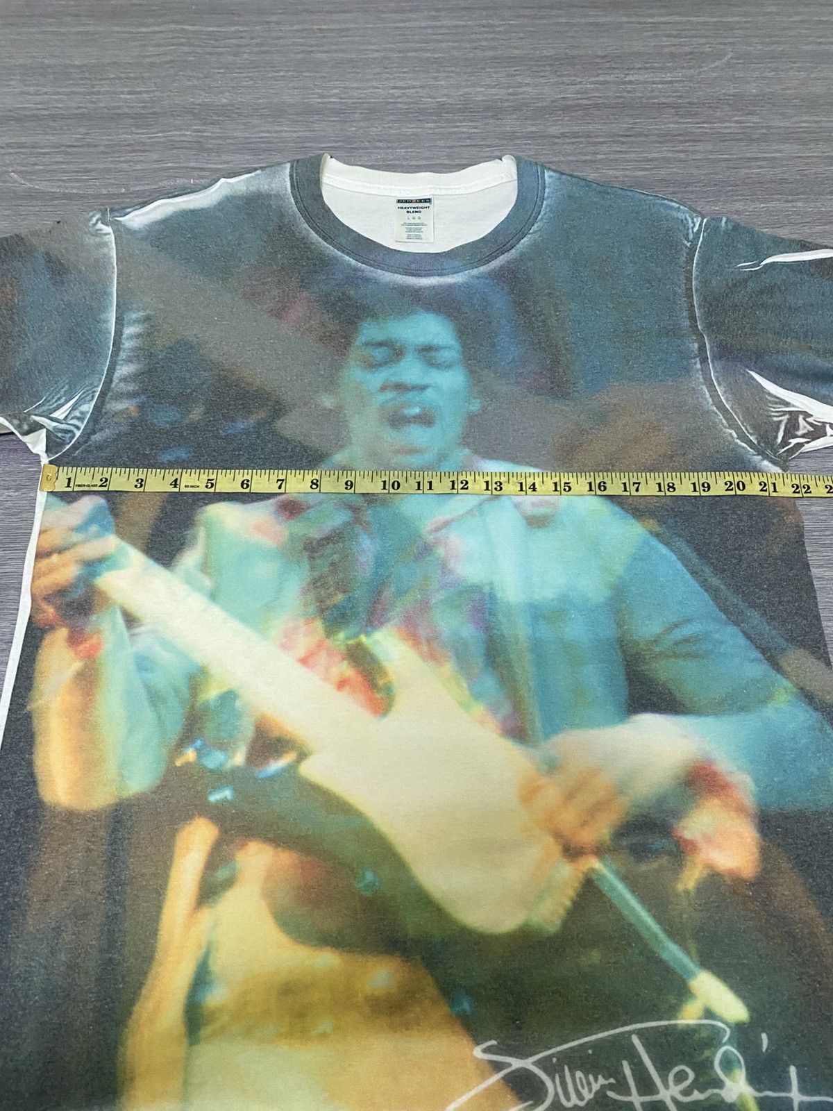 Jimi Hendrix × Vintage Vintage Jimi Hendrix All Over Print Shirt Size US L / EU 52-54 / 3 - 8 Thumbnail