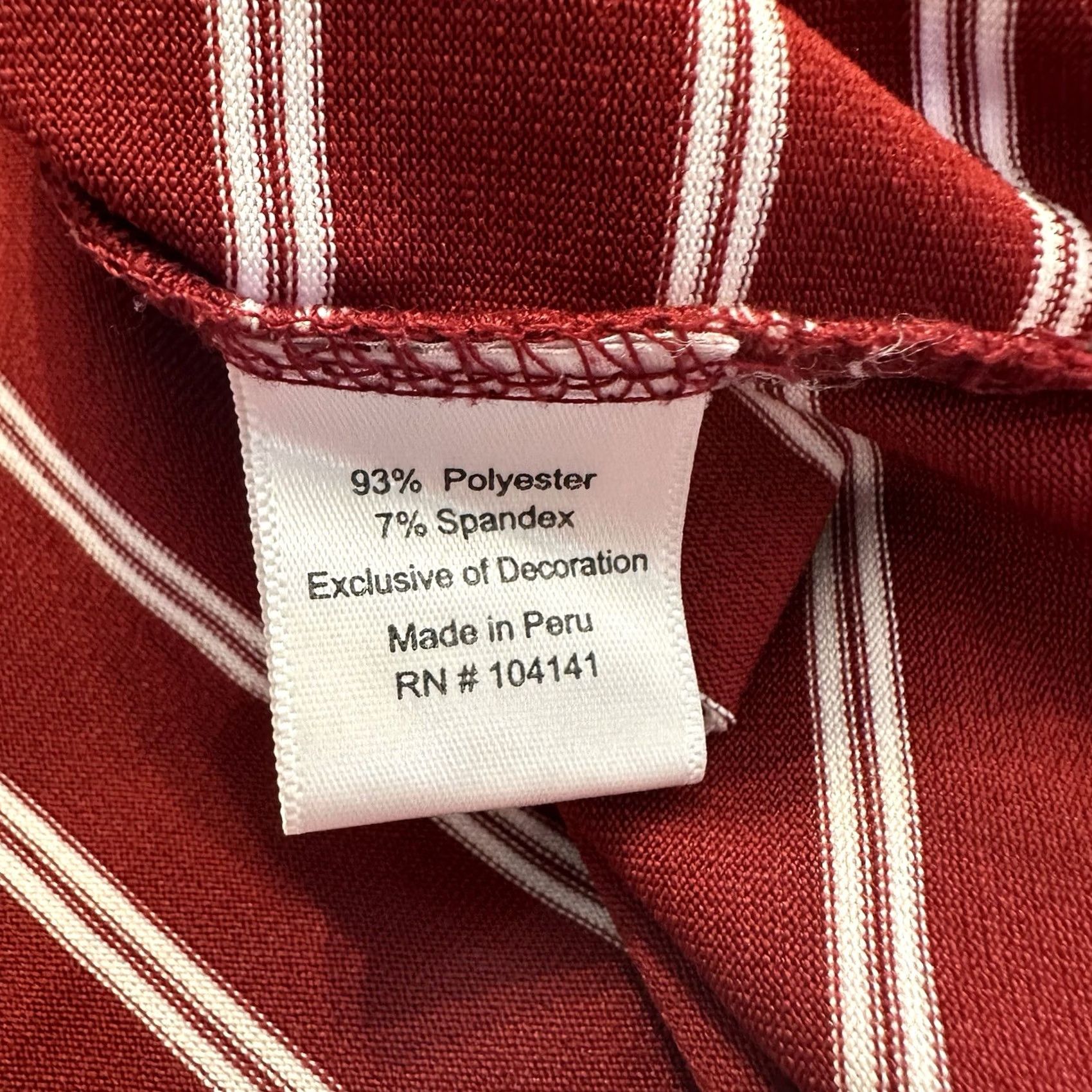 Vintage Walter Hagen Polo Shirt Mens 2XL Red Striped Hydro-Dri Golf Polo XXL Mens Size US XXL / EU 58 / 5 - 8 Thumbnail