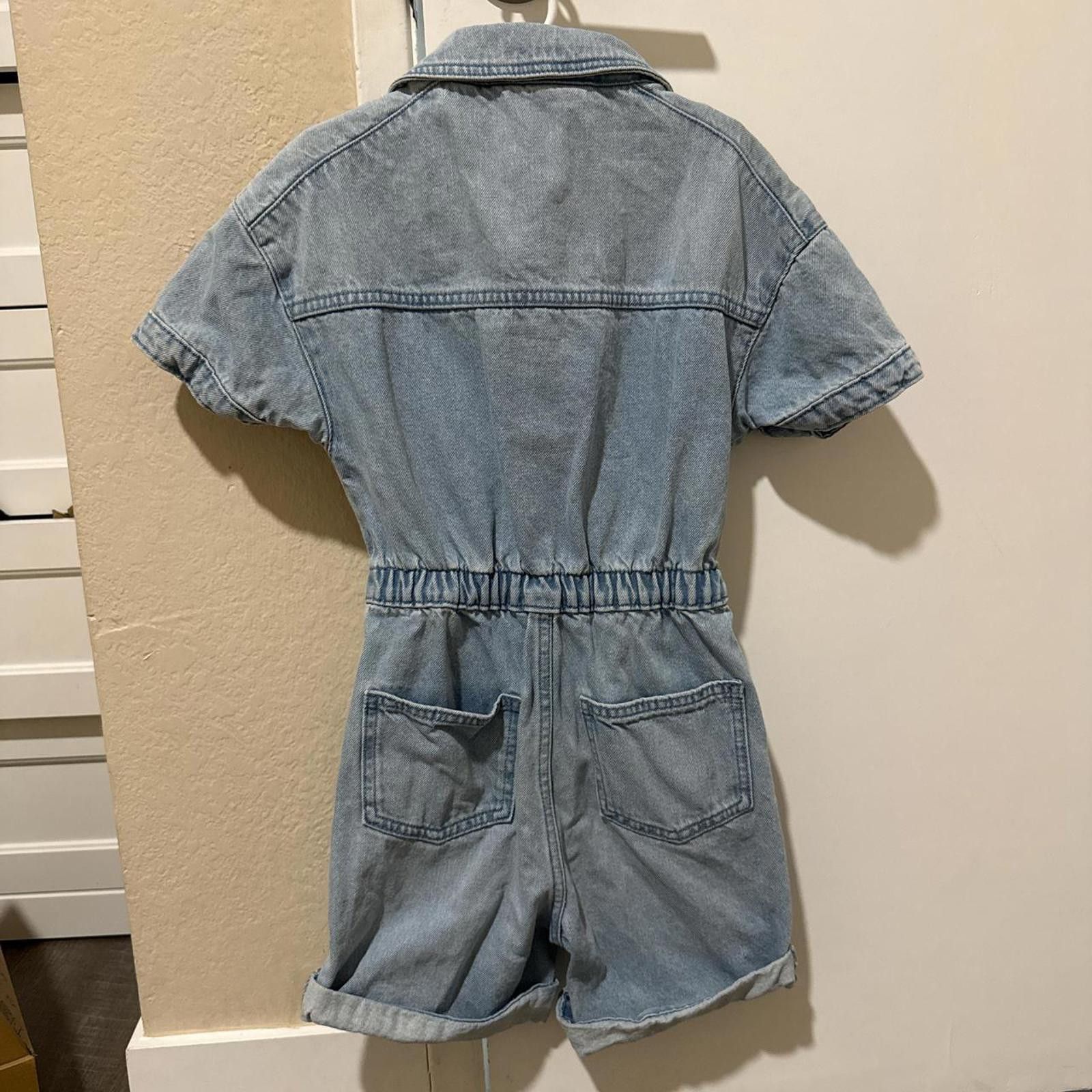 Marks & Spencer Marks & Spencer Kid's 7-8 Blue Jumpsuit Size US 26 / EU 42 - 2 Thumbnail