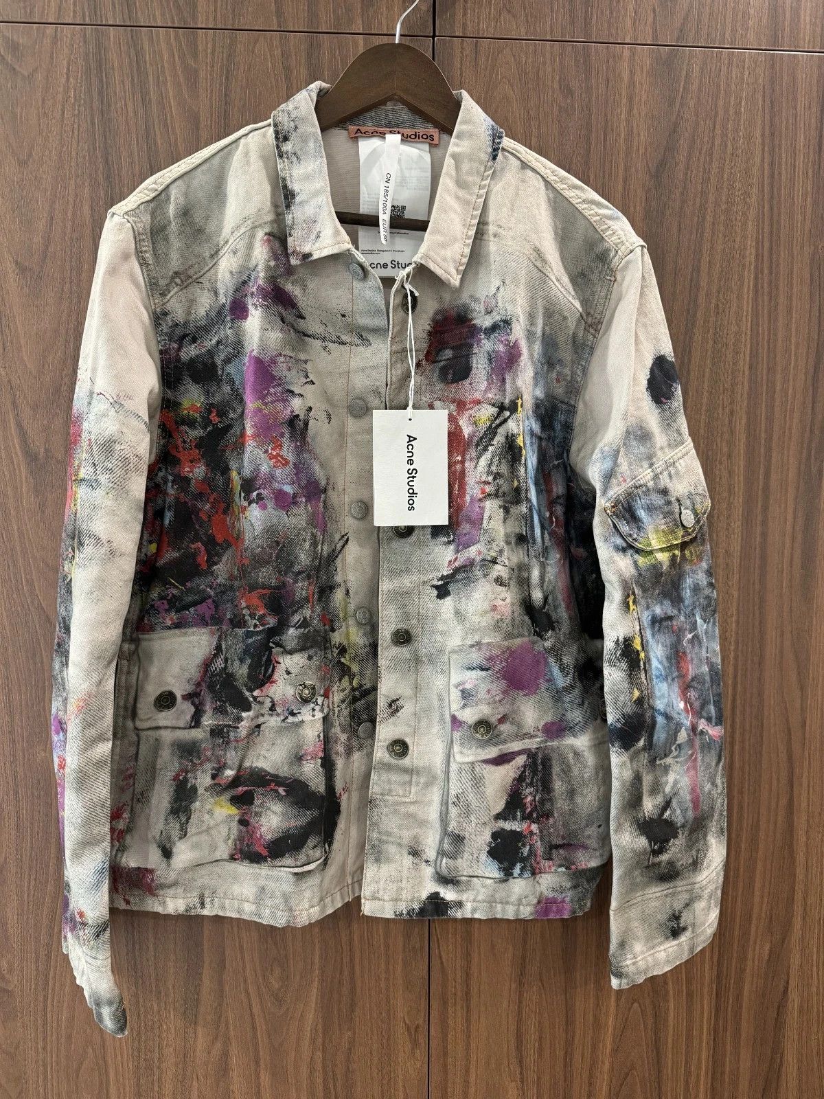 Acne Studios ACNE STUDIOS Printed Denim Jacket Size US M / EU 48-50 / 2 - 2 Thumbnail