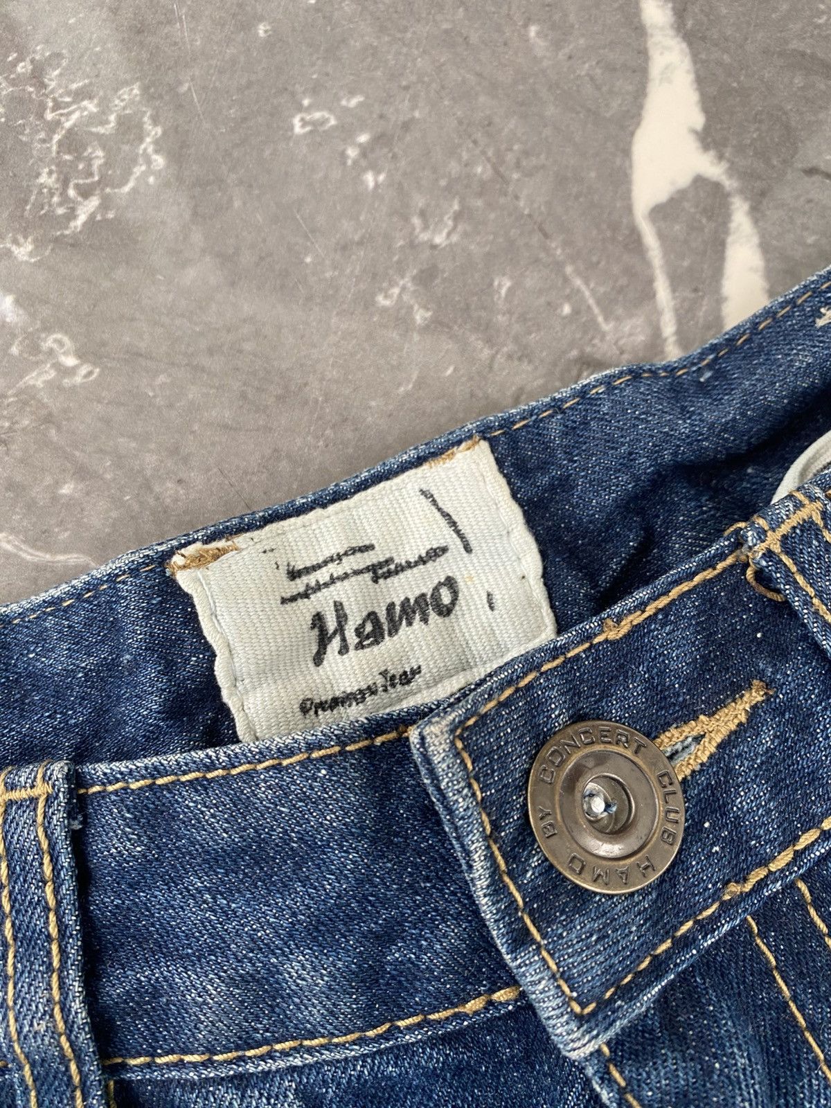 If Six Was Nine × Japanese Brand × Le Grande Bleu (L.G.B.) Japanese Hamp Patch Short Denim Kmrii Goa Size 28" / US 6 / IT 42 - 6 Thumbnail