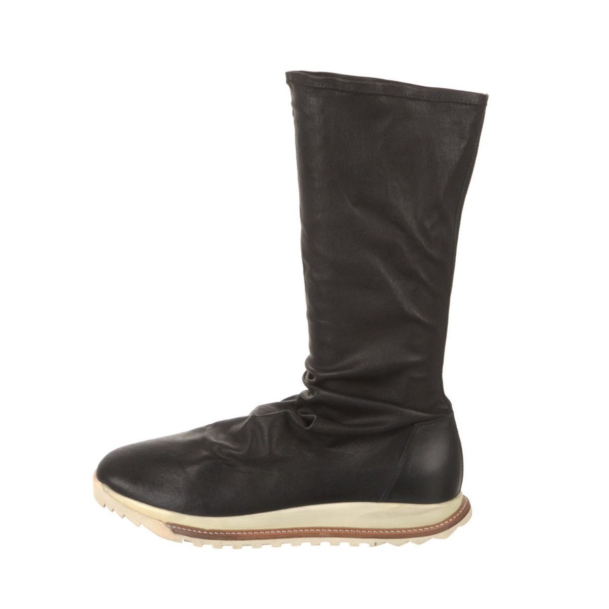 Rick Owens Rick Owens - Dirt Grafton leather sock boots SS18 Size US 12 / EU 45 - 2 Thumbnail