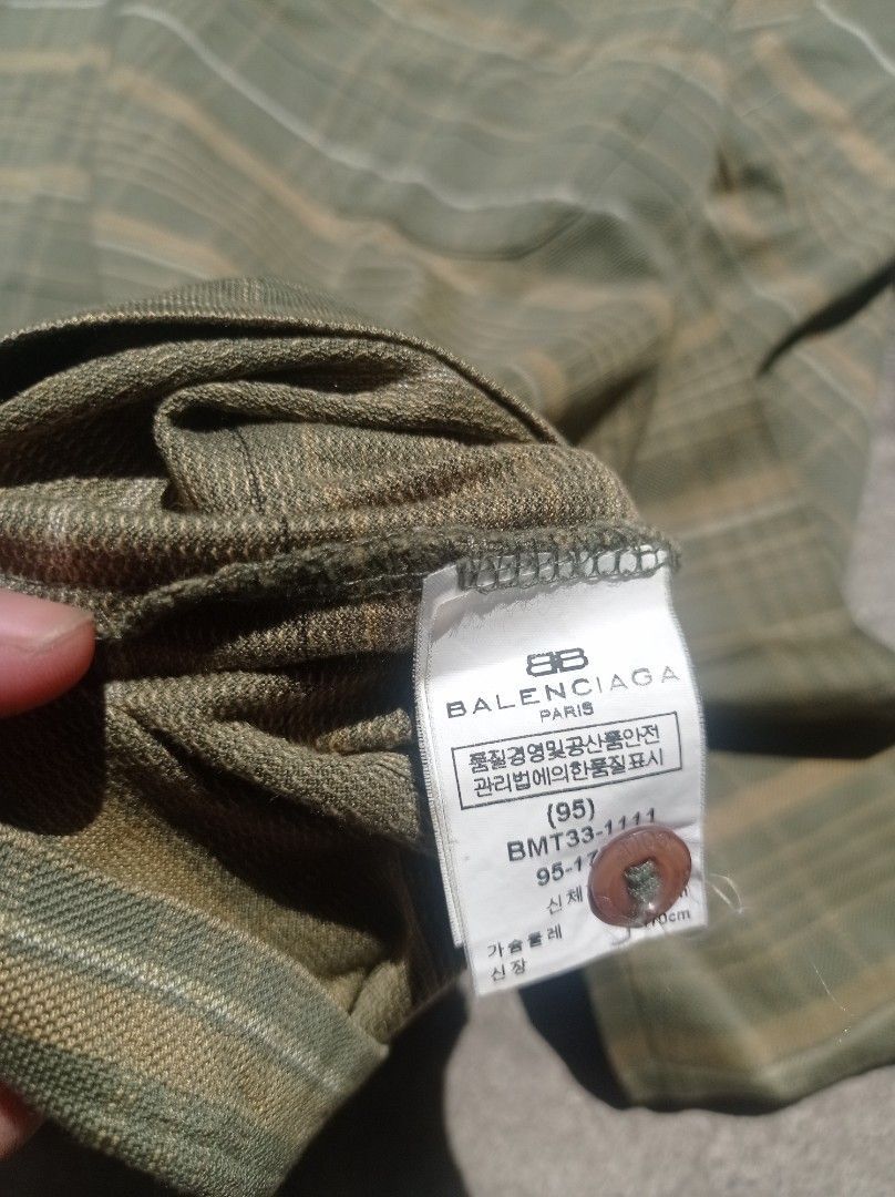 Balenciaga Vintage Balenciaga Polo Shirt Size US M / EU 48-50 / 2 - 2 Thumbnail