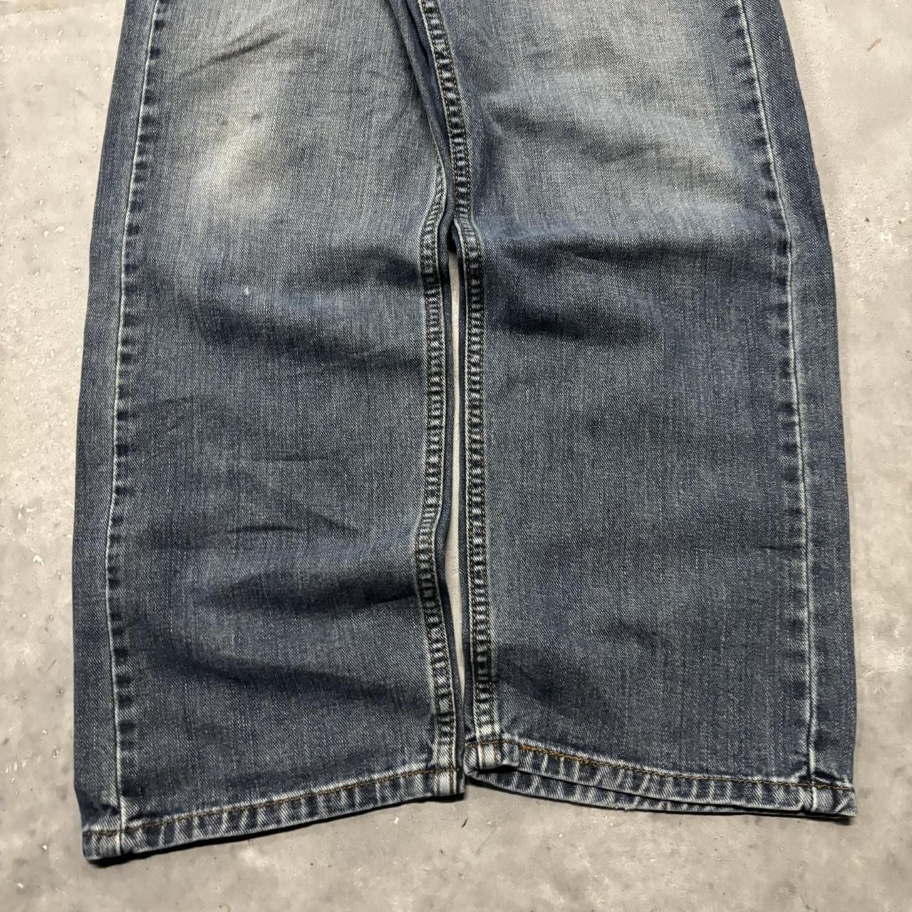 Levi's × Vintage Crazy Vintage Y2K/2000s Grunge Levi’s Dark Wash Denim Jeans! Size US 34 / EU 50 - 6 Thumbnail