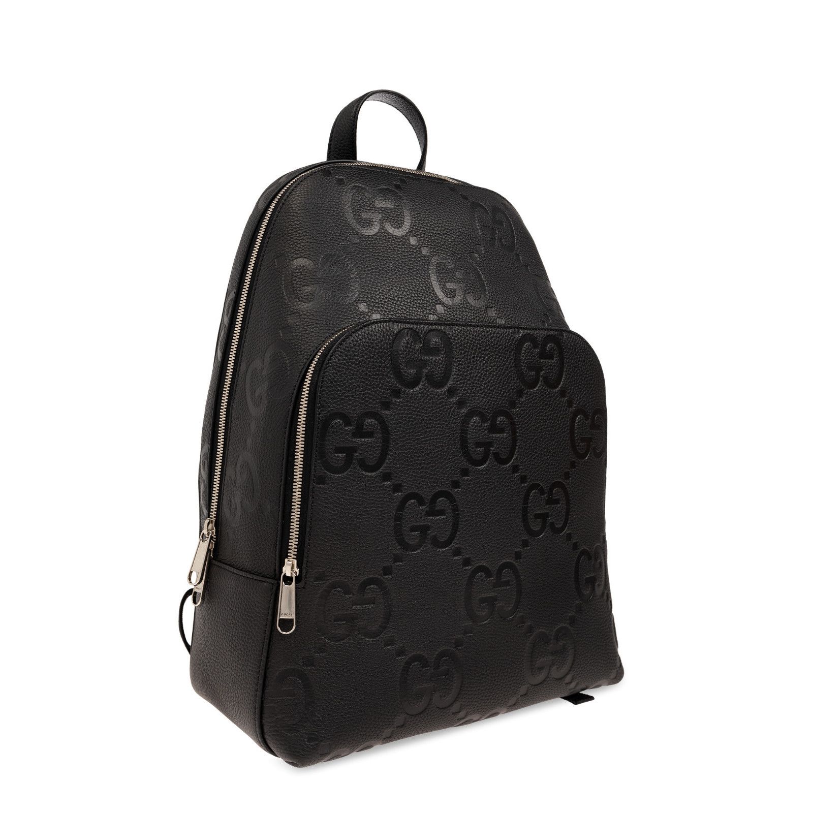 Gucci GUCCI Large Black Jumbo GG Leather Backpack New & Authentic Size ONE SIZE - 3 Thumbnail