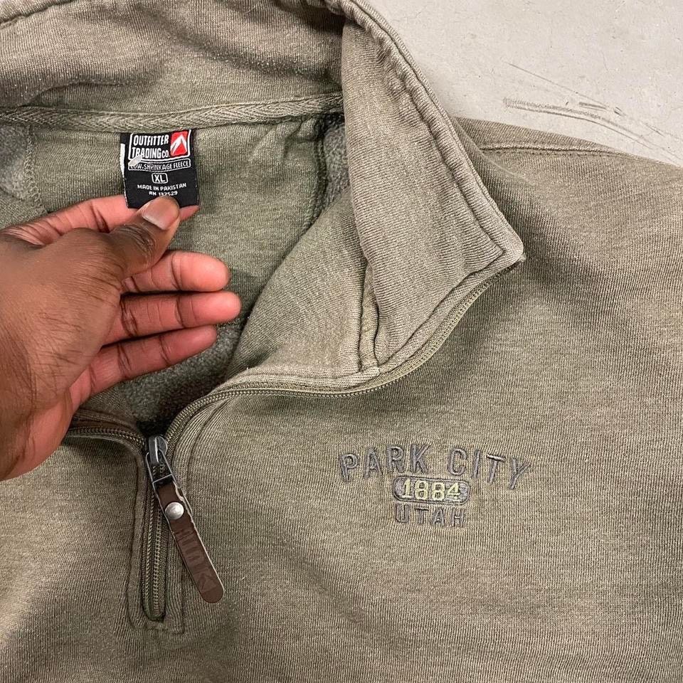 Vintage vintage park city quarter zip sweatshirt Size US XL / EU 56 / 4 - 3 Thumbnail