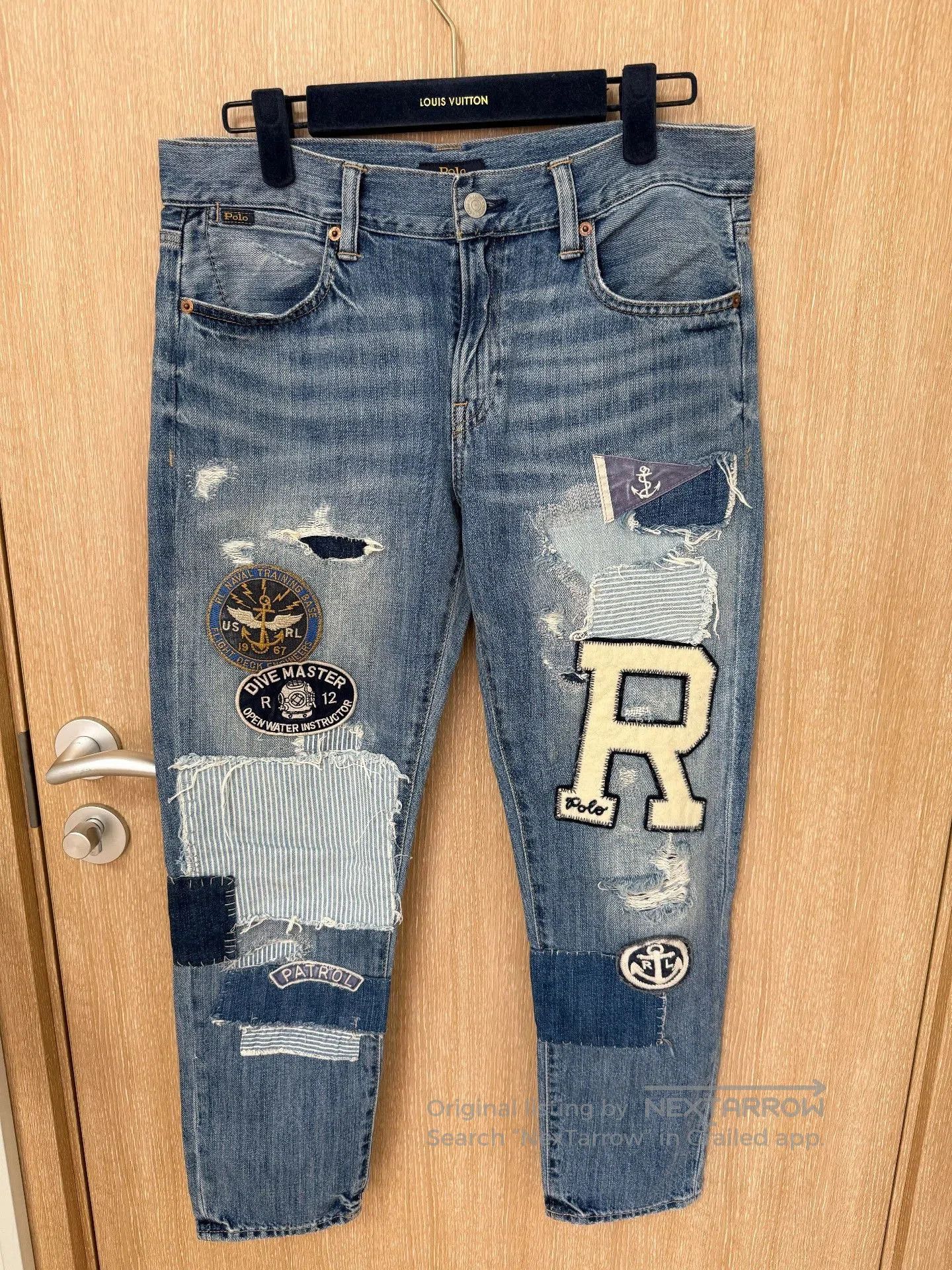 Polo Ralph Lauren Polo Ralph Lauren Patched Jeans. Size US 31 - 1 Thumbnail