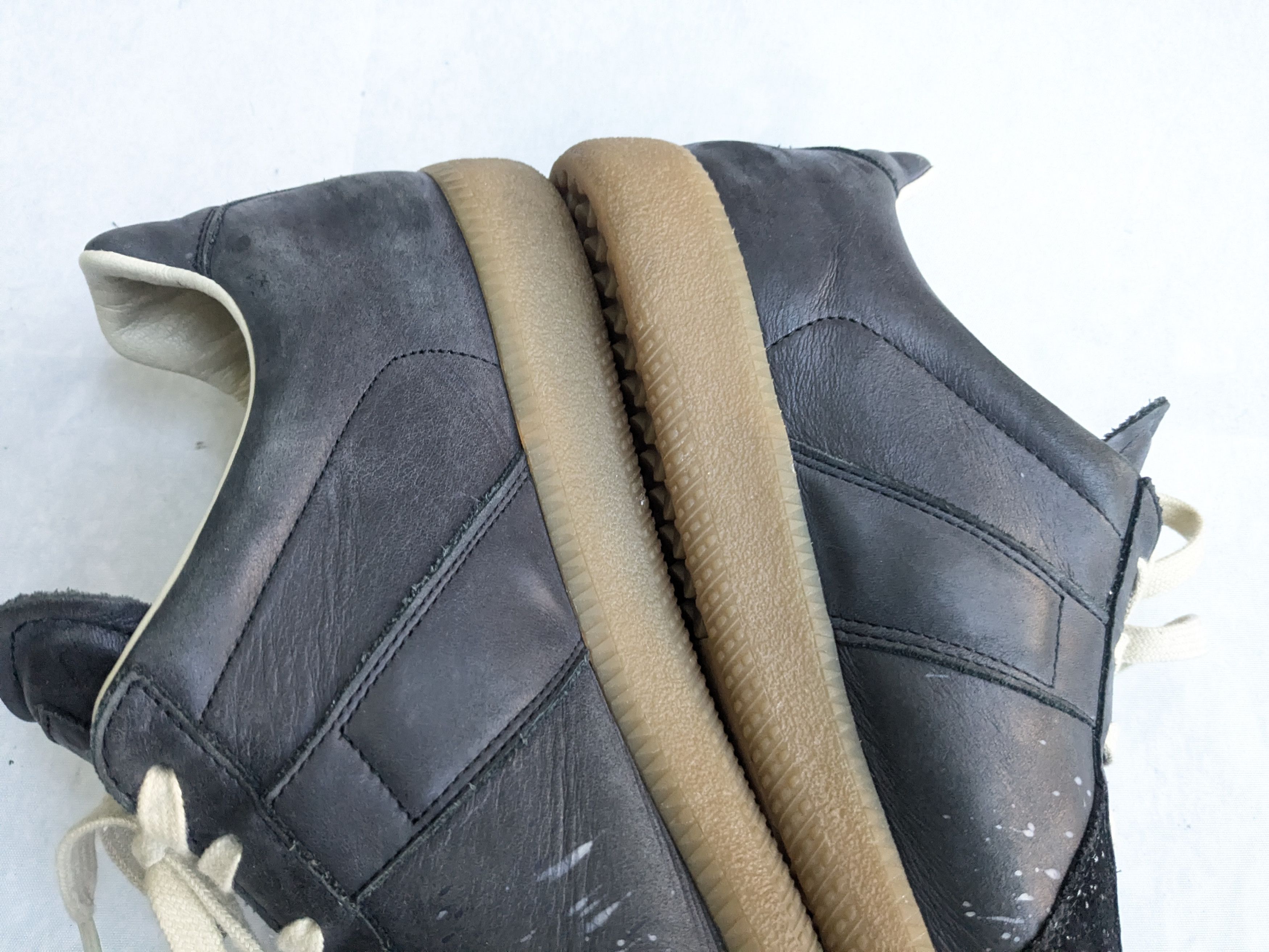 Maison Margiela Maison Margiela GAT Replica Paint Splatter 11 44 Black Gum Size US 11 / EU 44 - 9 Thumbnail