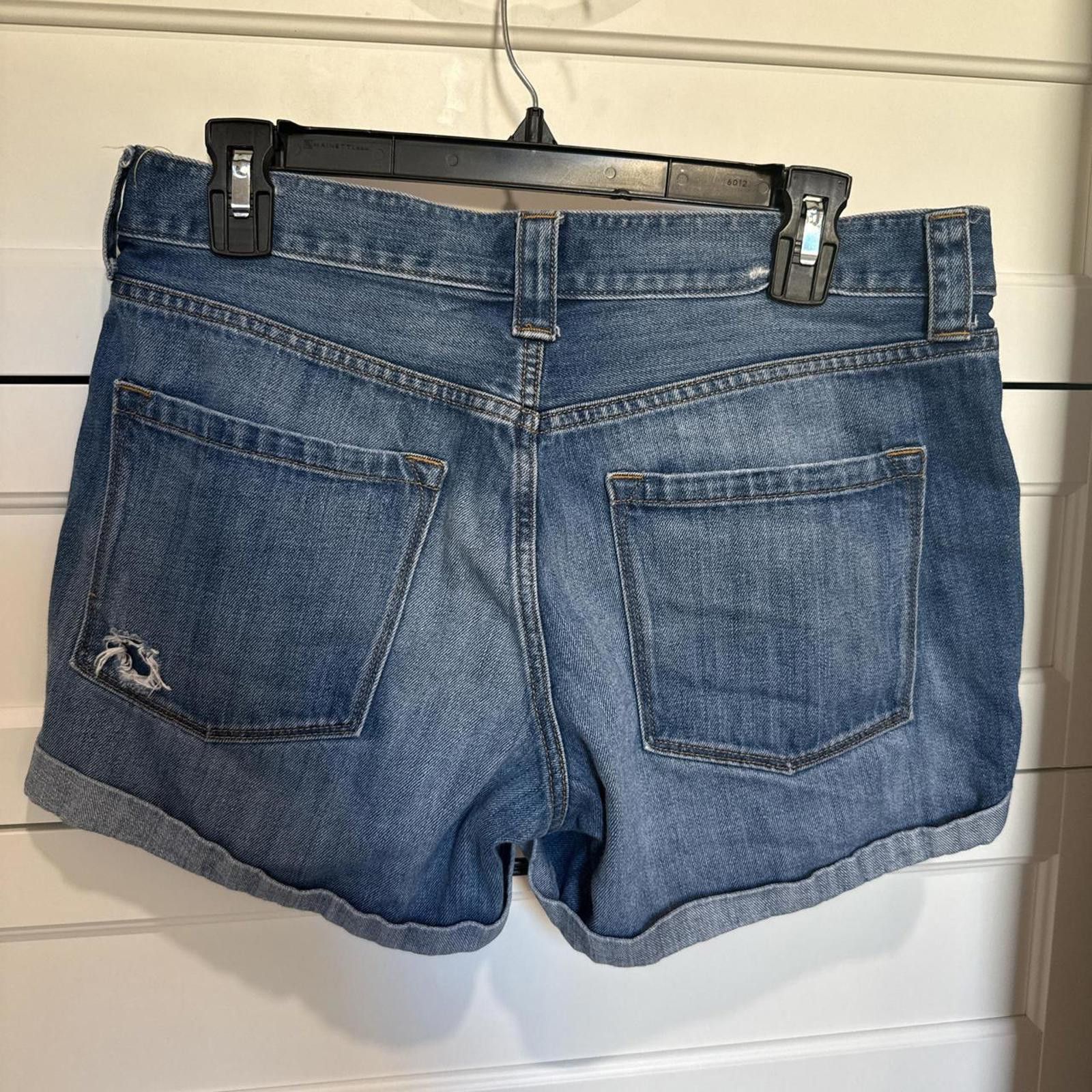 J.Crew J-Crew Shorts Women's 28 Blue Distress Size 30" / US 8 / IT 44 - 2 Thumbnail