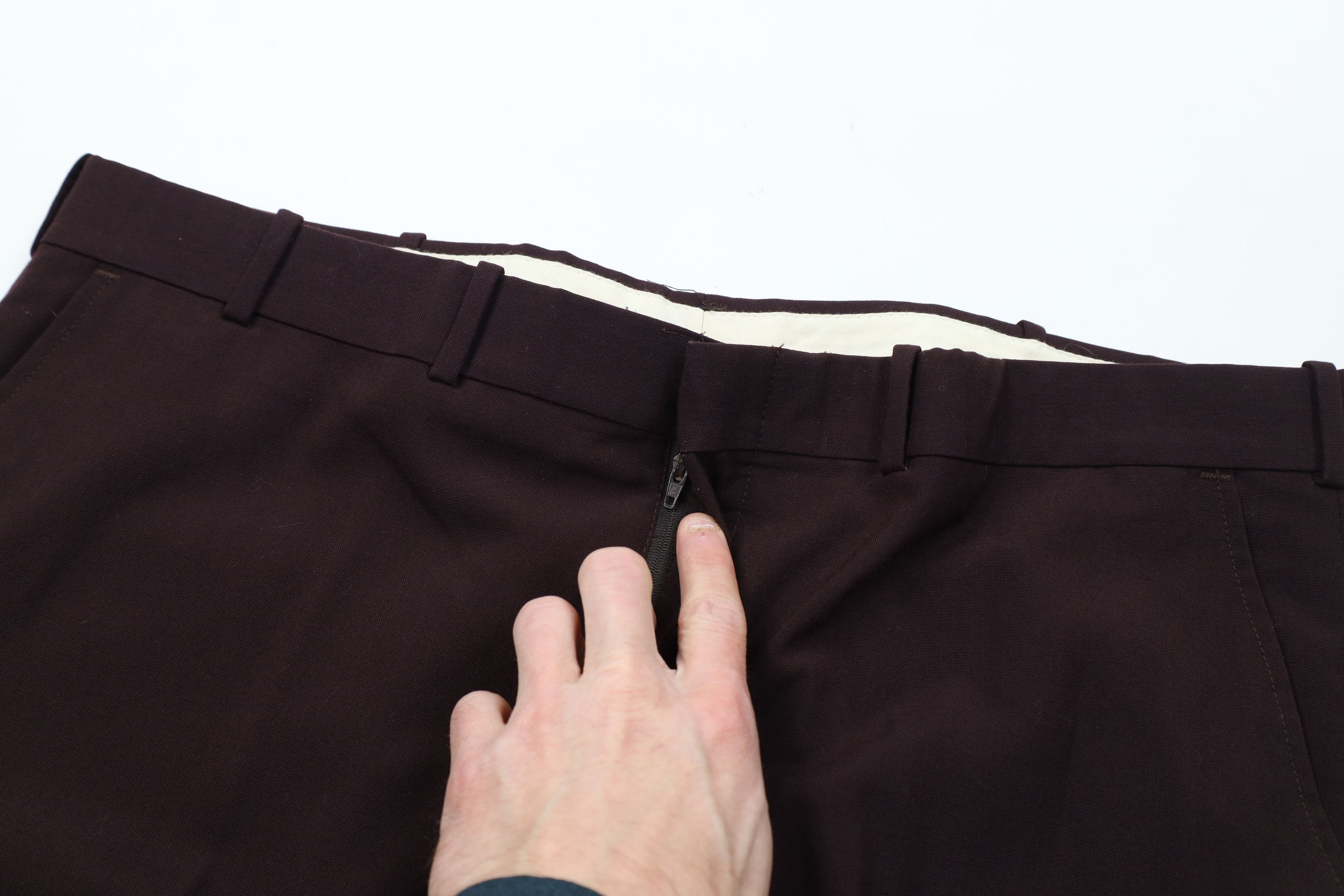 Vintage Vintage 70s Streetwear Gabardine Wide Leg Chino Pants Purple Size US 40 / EU 56 - 8 Thumbnail