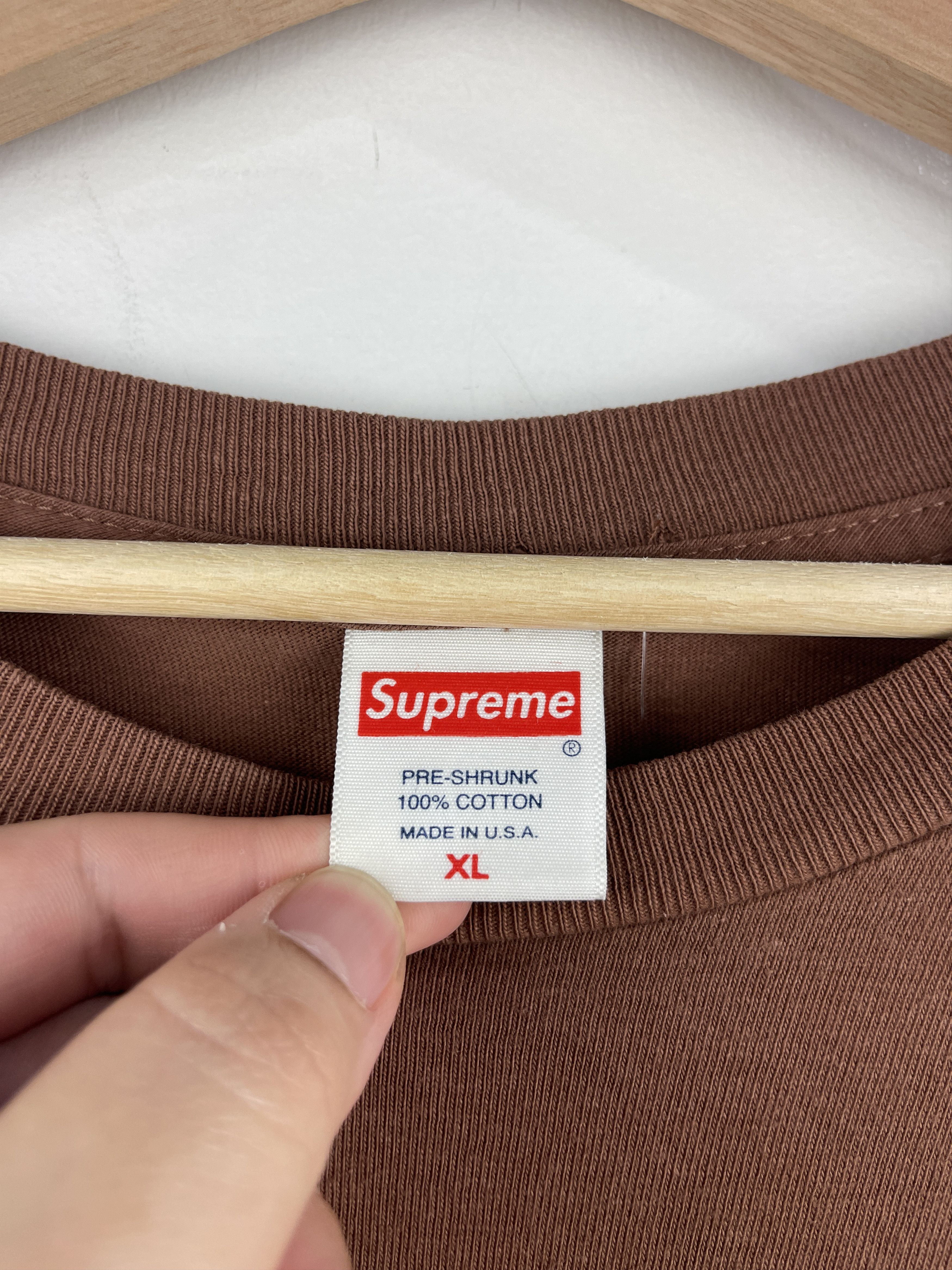 Supreme Supreme SS22 Aeon Flux Brown Long Sleeve Size US XL / EU 56 / 4 - 5 Thumbnail
