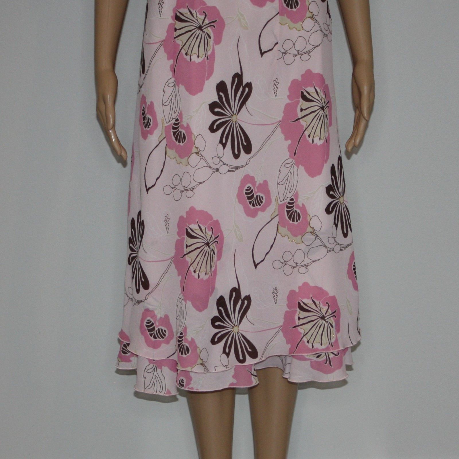 Other Cleo Women's Soft Pink Floral Dress in size US 4 Size S / US 4 / IT 40 - 3 Thumbnail