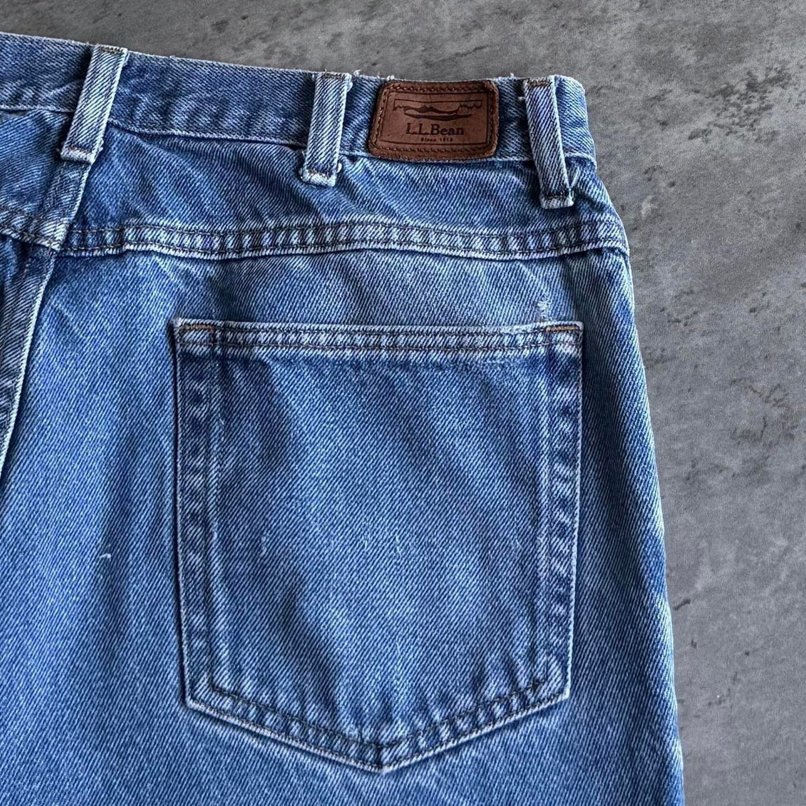 L.L. Bean × Vintage Vintage Y2K L.L. Bean Essential Classic Fit Denim Jeans Size US 32 / EU 48 - 3 Thumbnail