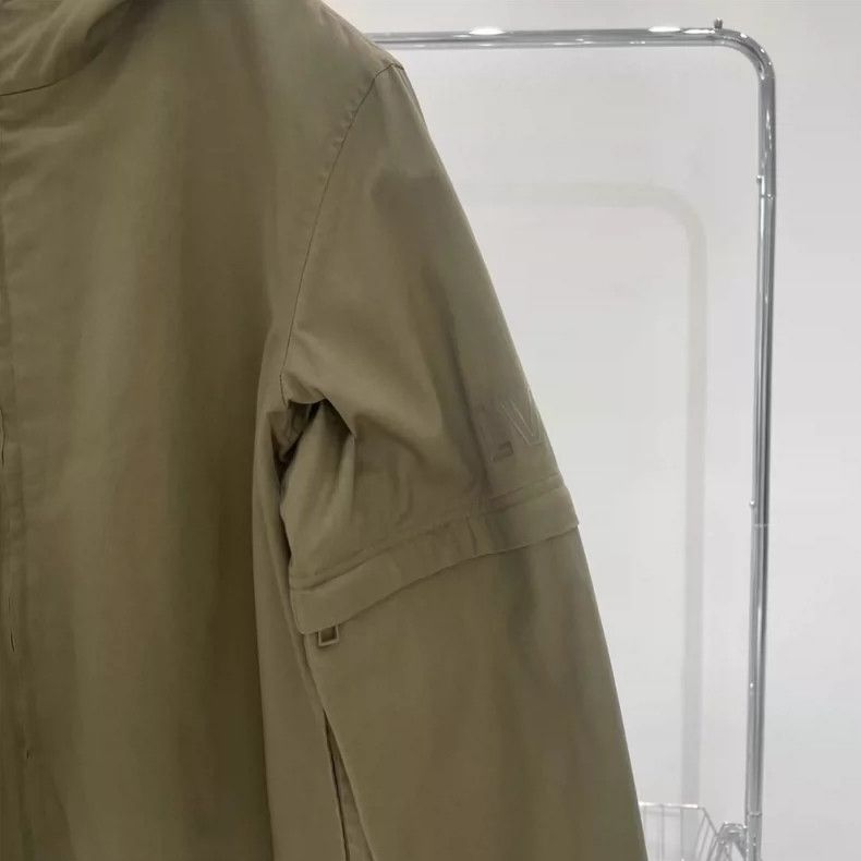 Louis Vuitton LOUIS VUITTON Khaki storm jacket with full logo jacket 2504 Size US M / EU 48-50 / 2 - 2 Thumbnail