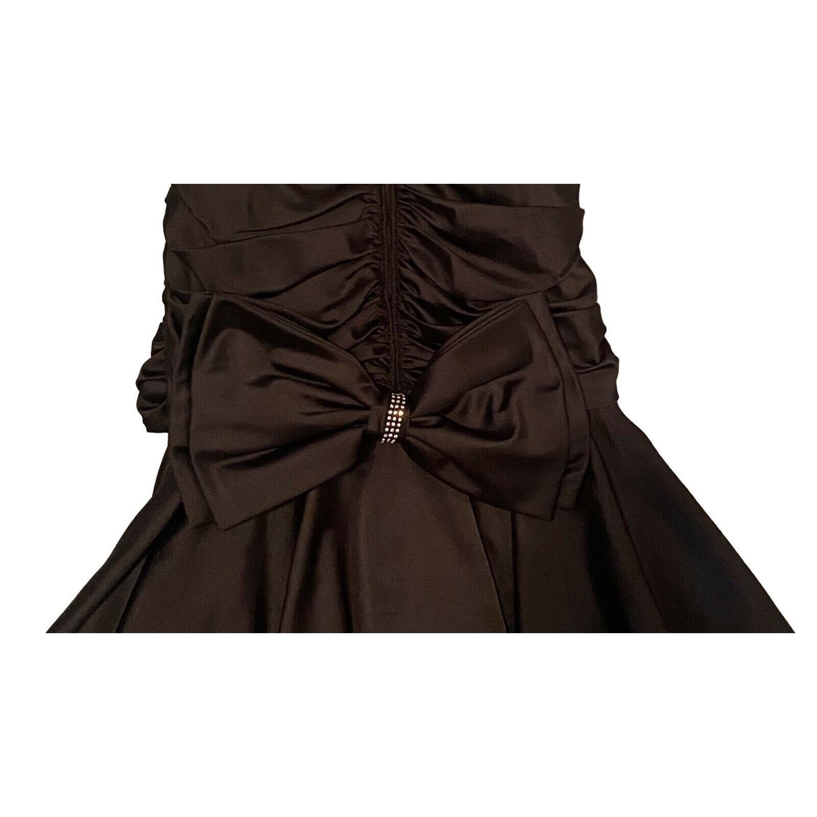 Vintage VTG 80’s Lillie Rubin 8 10 Formal Dress Gown Detachable Skir Size L / US 10 / IT 46 - 4 Thumbnail