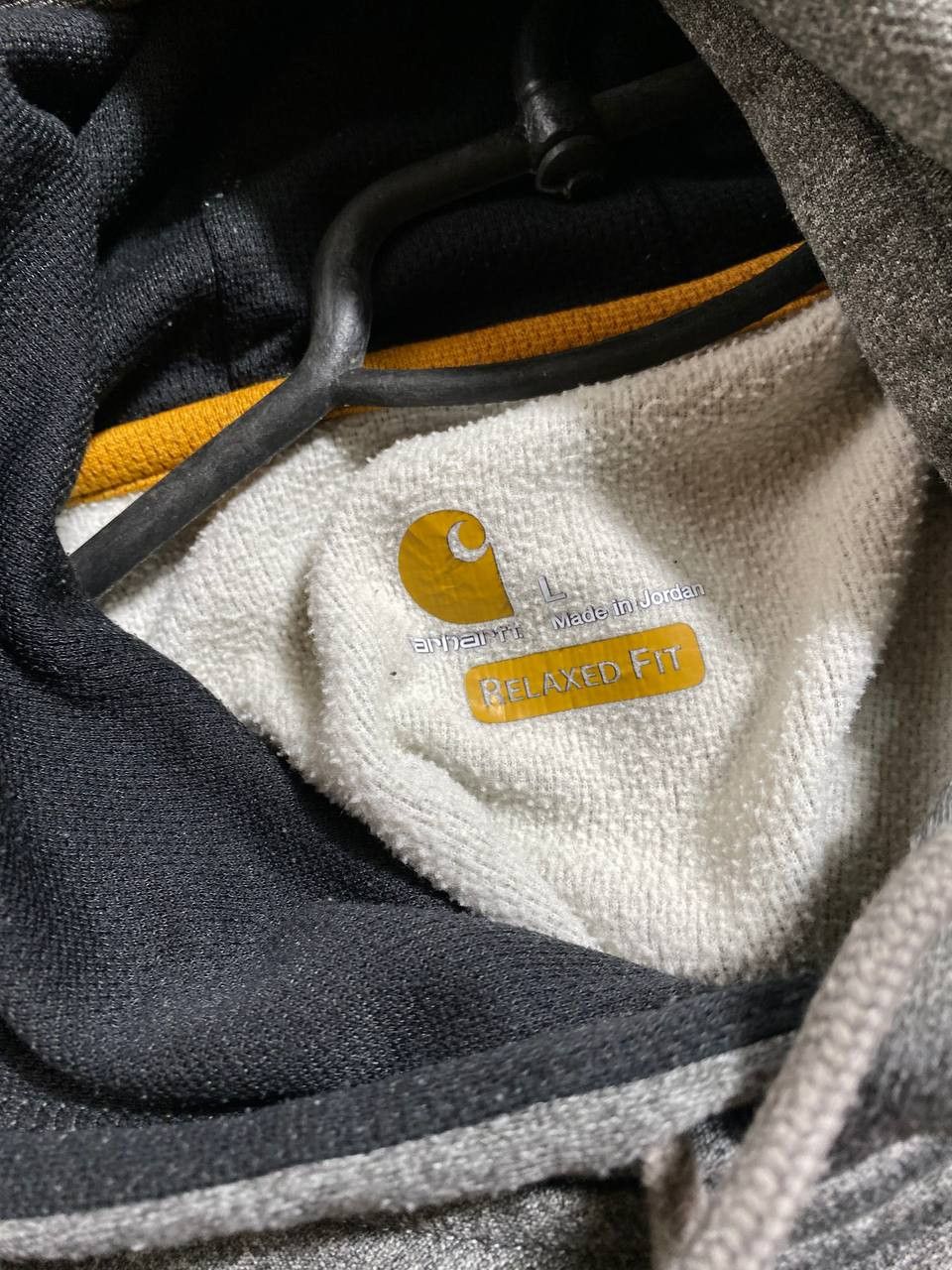 Carhartt × Vintage Crazy Rare Vintage Carhartt Gray Hooded Jacket Size Large Size US L / EU 52-54 / 3 - 12 Thumbnail