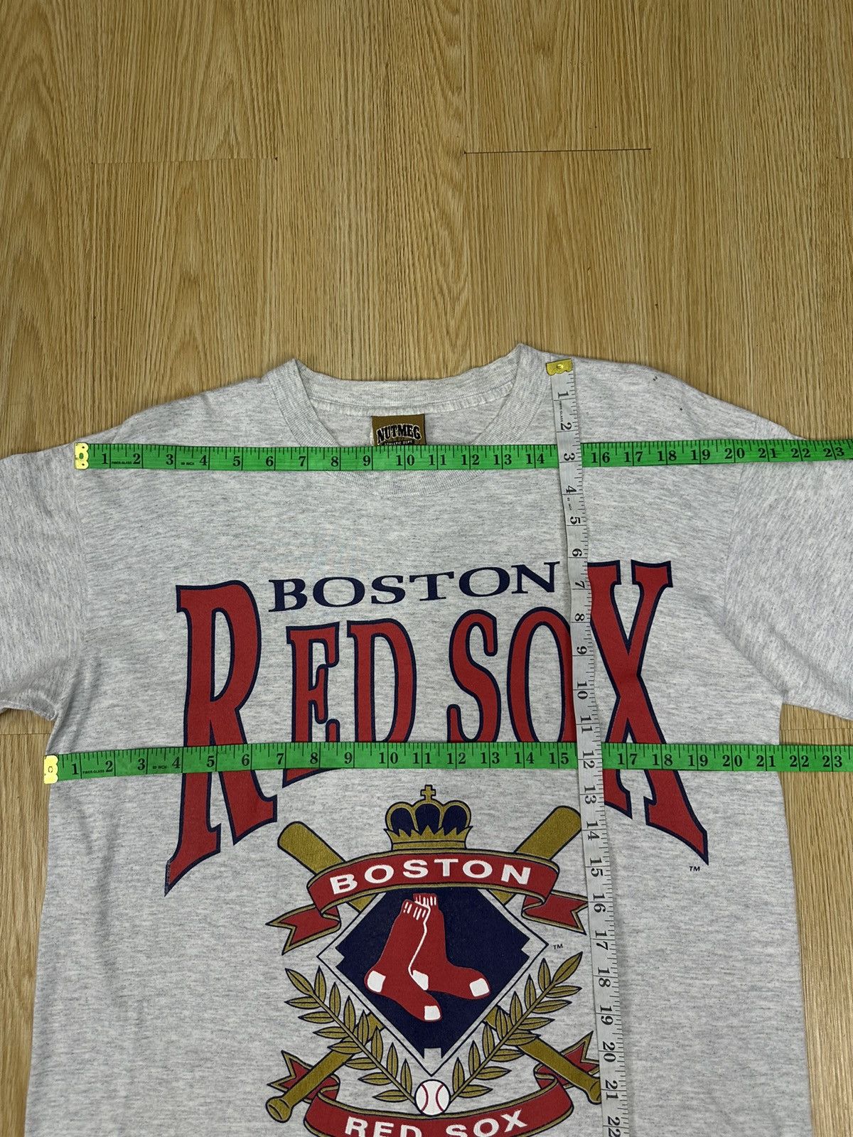 MLB Vintage MLB Boston Redsox 1991 Nutmeg Tshirt A928 Size US L / EU 52-54 / 3 - 8 Thumbnail