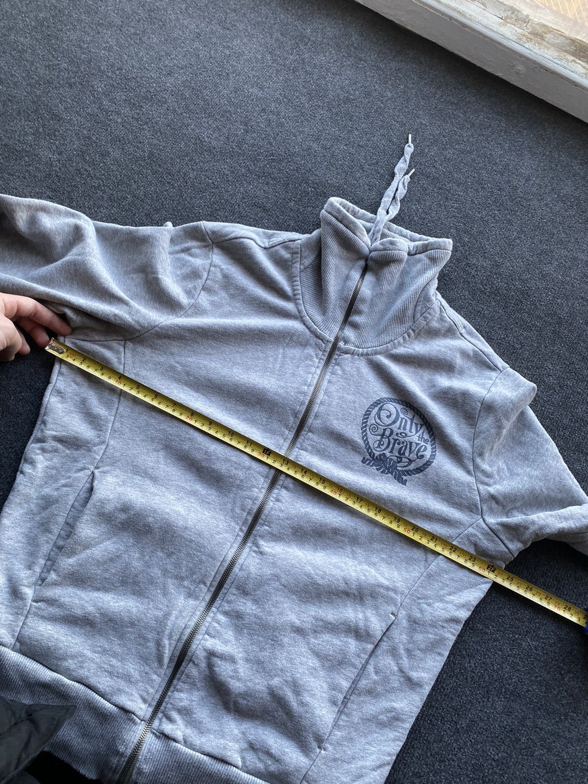 Diesel 🔥Opium Punk diesel gray zip up sweatshirt big logo mens y2k Size US XL / EU 56 / 4 - 7 Thumbnail