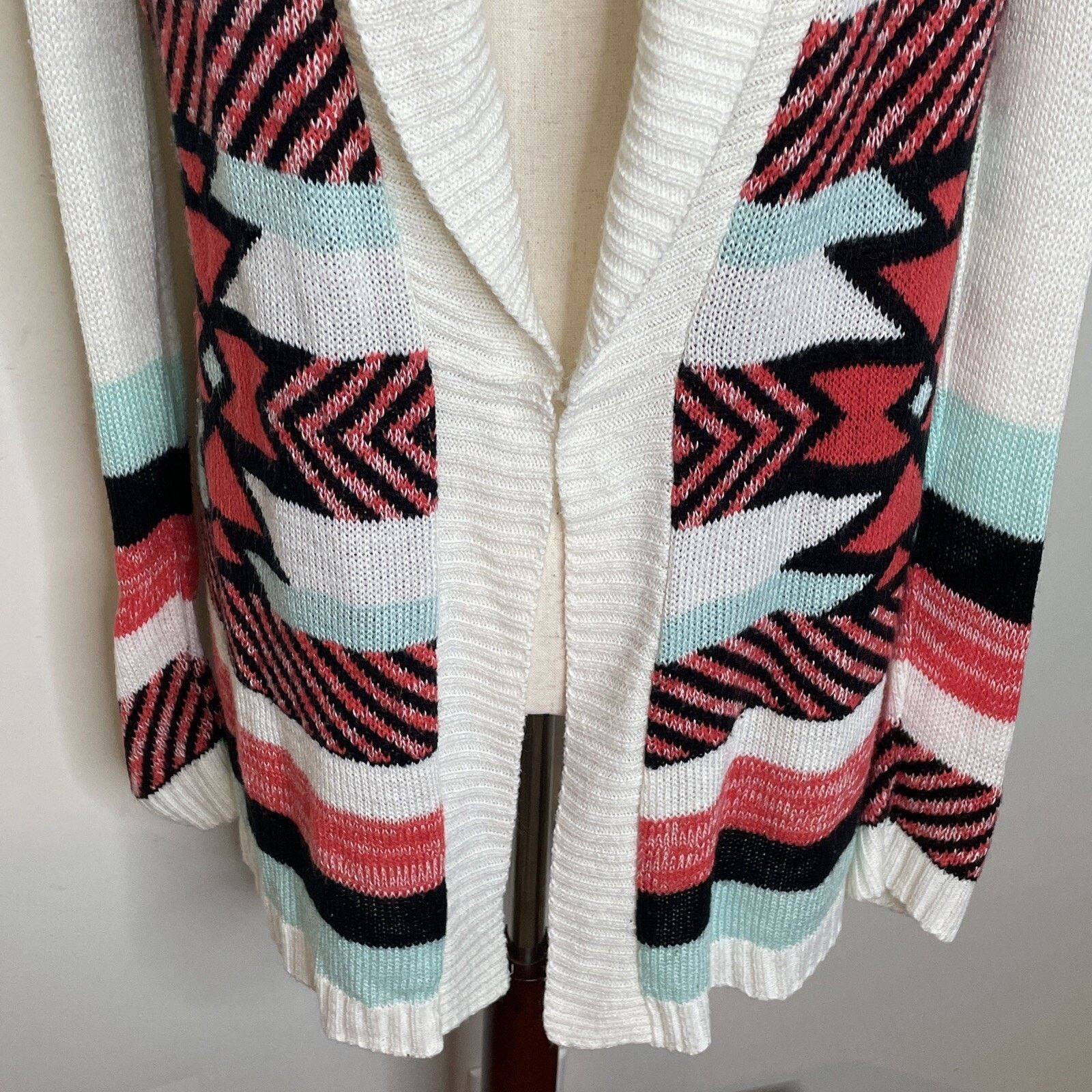 Other DEMANDING by Say What size M Cardigan Sweater Aztec Print Size M / US 6-8 / IT 42-44 - 8 Thumbnail