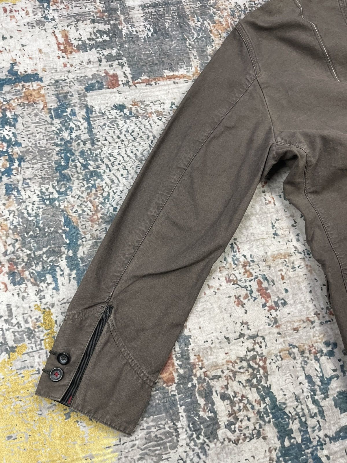Japanese Brand Khaki Brown Multi Pocket Casual Jackets Size US XL / EU 56 / 4 - 10 Thumbnail