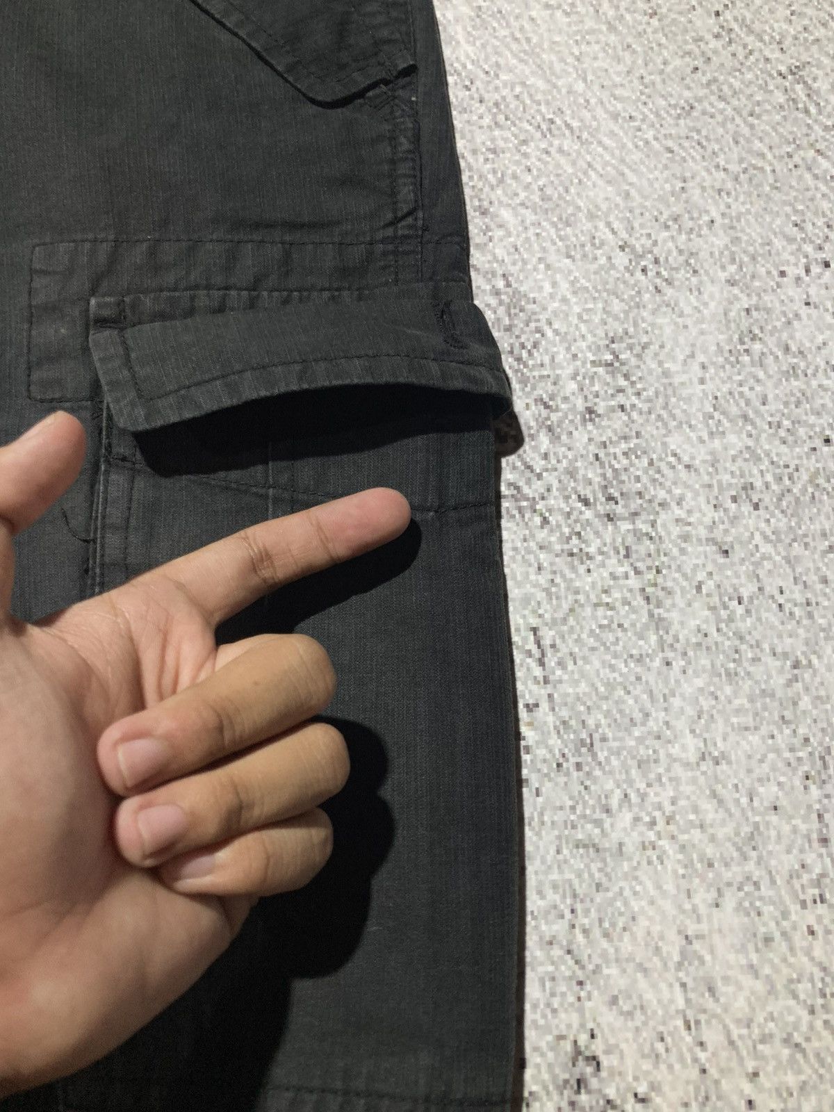 Japanese Brand 2000s Takeo Kikuchi Multipocket Cargo Pants Black Designer Size US 34 / EU 50 - 8 Thumbnail