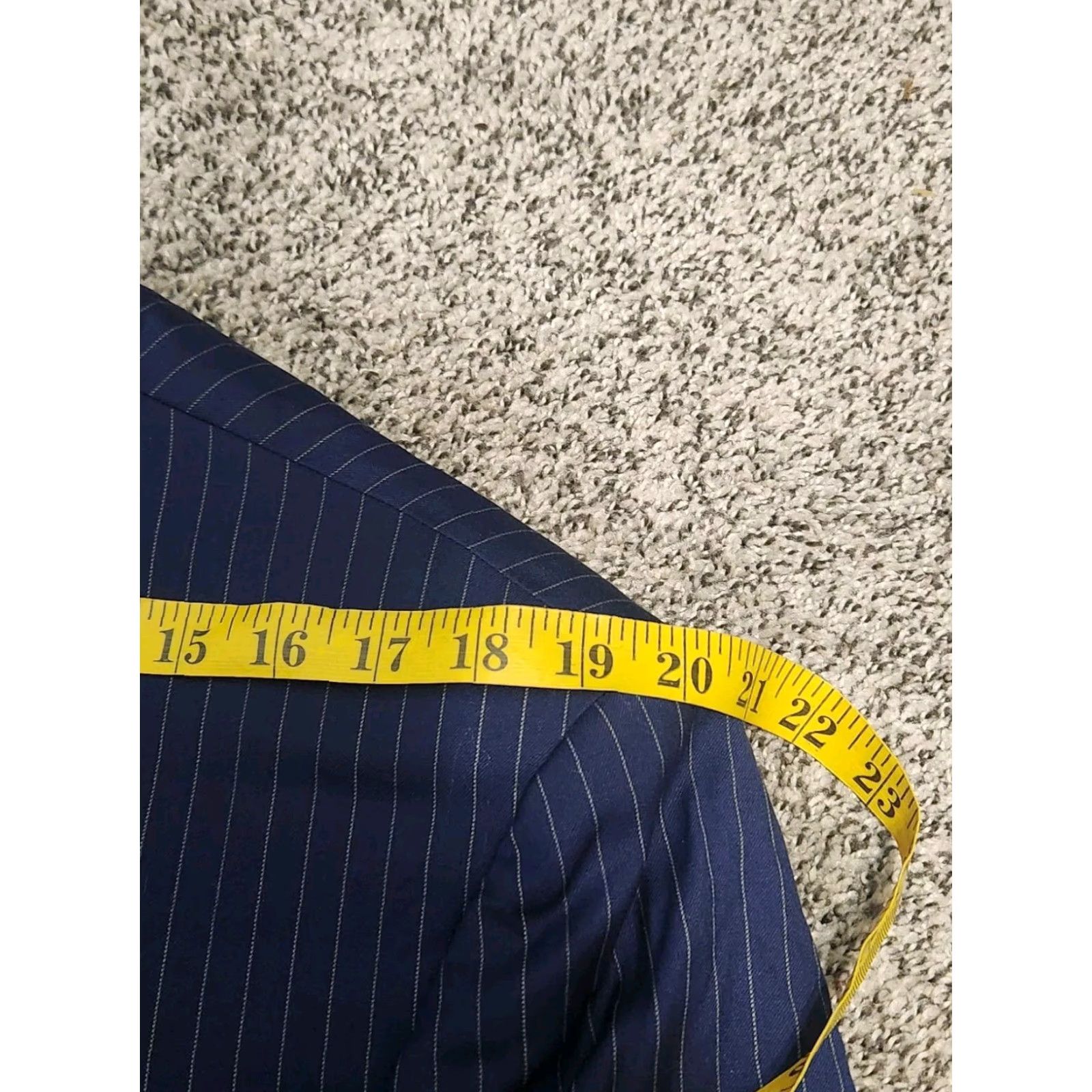 Polo Ralph Lauren VINTAGE Polo Ralph Lauren Pinstripe Indigo Rowing Blazer 44R Size US XXL / EU 58 / 5 - 5 Thumbnail