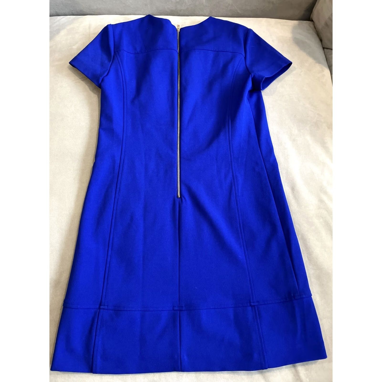 Betsey Johnson VINTAGE Betsey Johnson Cap Sleeve Dress Knee Length Stretch 8 SJP Women Blue Size M / US 6-8 / IT 42-44 - 4 Thumbnail