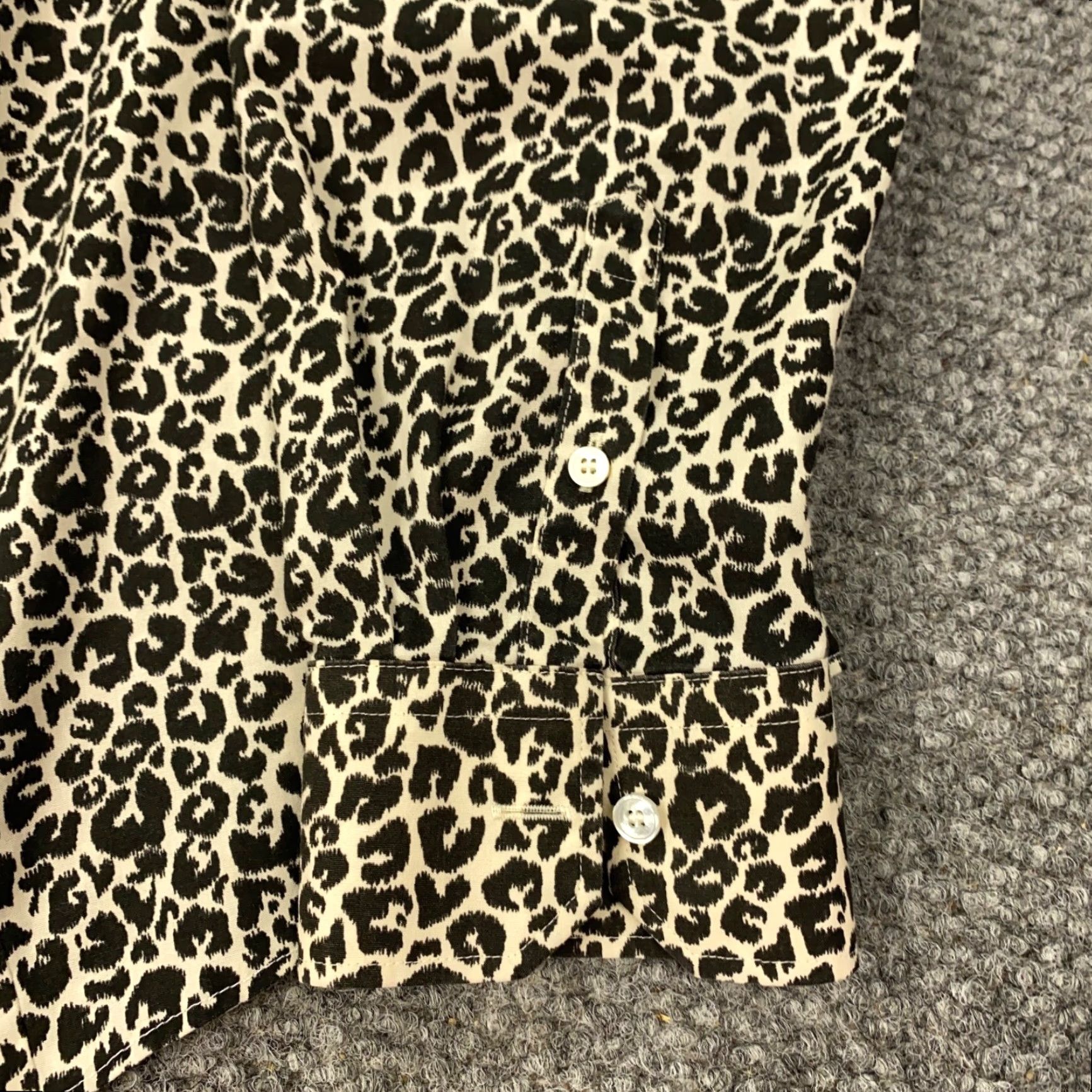Talbots Talbots Shirt Womens Petite 18W Leopard Print Multicolor Wrinkle Resistant Button-Up Long Sleeve Collared Size XXL / US 16-18 / IT 52-54 - 4 Thumbnail