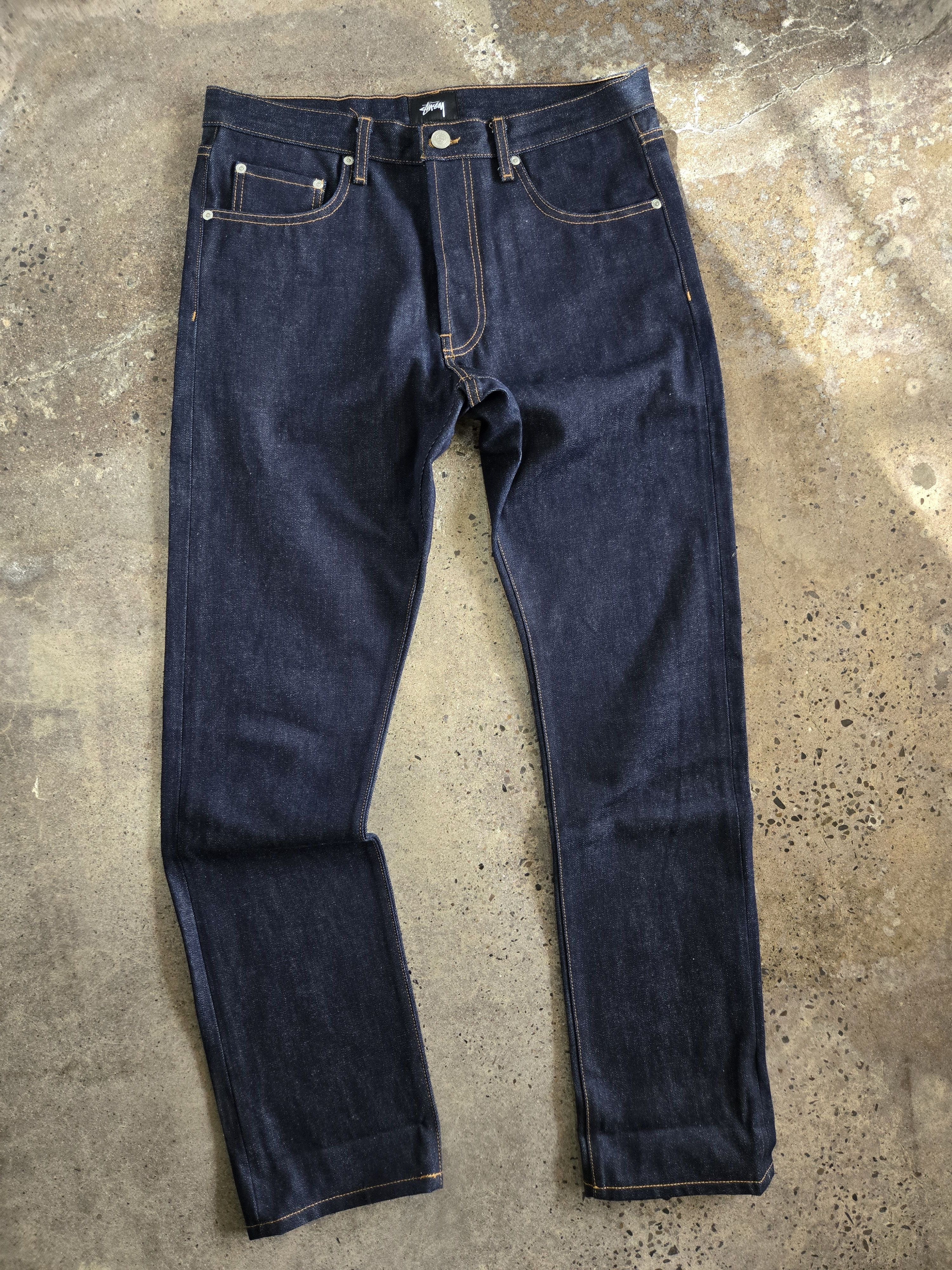 Stussy Stussy Raw Denim Size US 32 / EU 48 - 1 Thumbnail