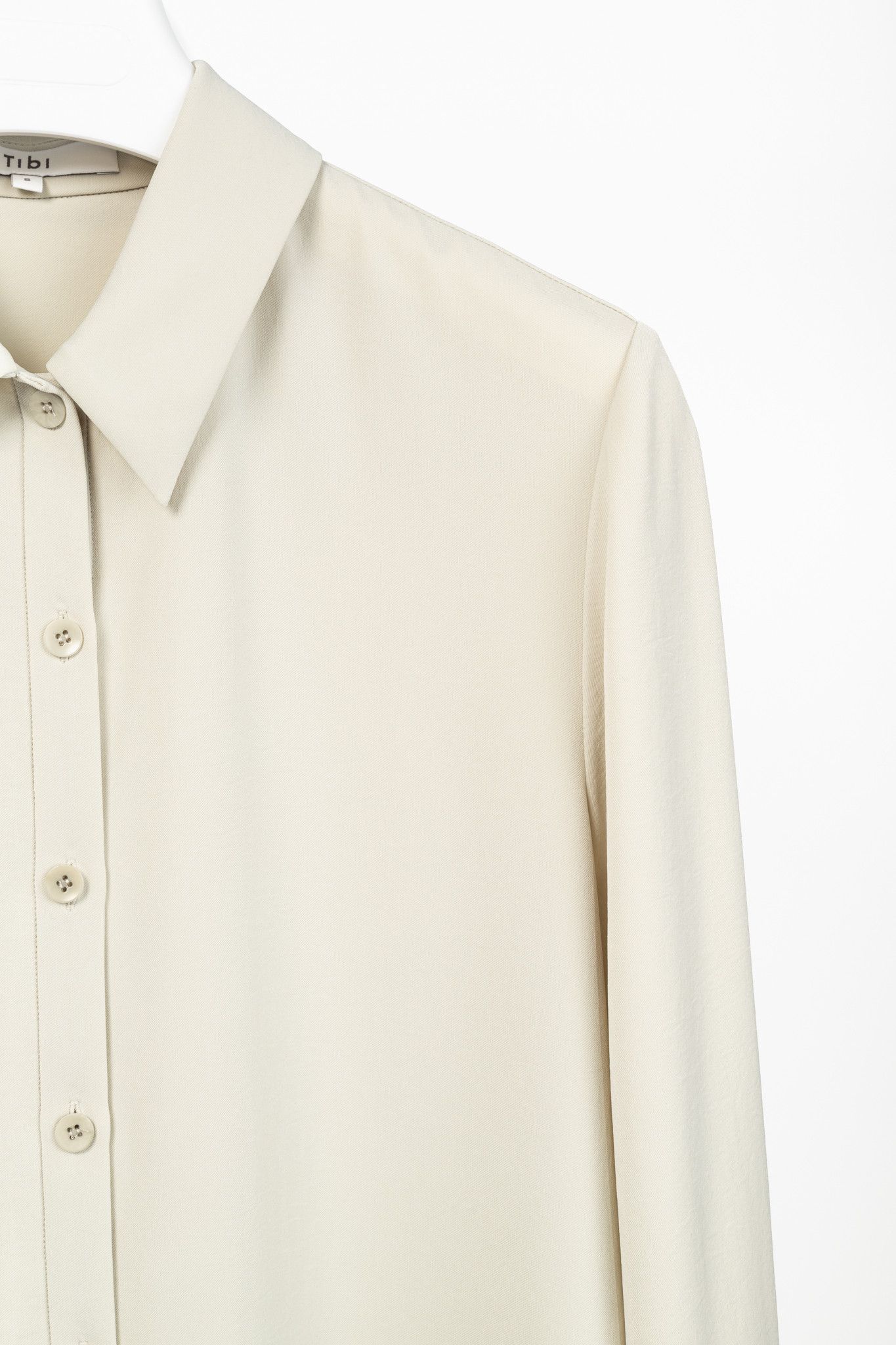 Tibi Tibi Dune Soft Drape Slim Buttoned Shirt Size M / US 6-8 / IT 42-44 - 5 Thumbnail