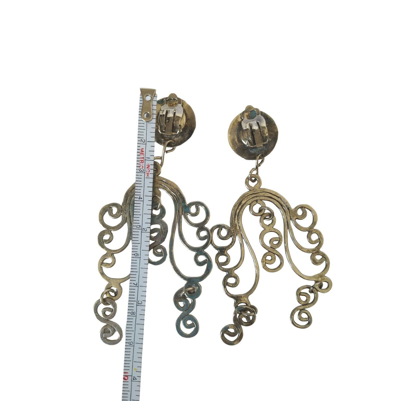 The Unbranded Brand Vintage Women's Earrings Sterling Silver 925 Size ONE SIZE - 2 Thumbnail