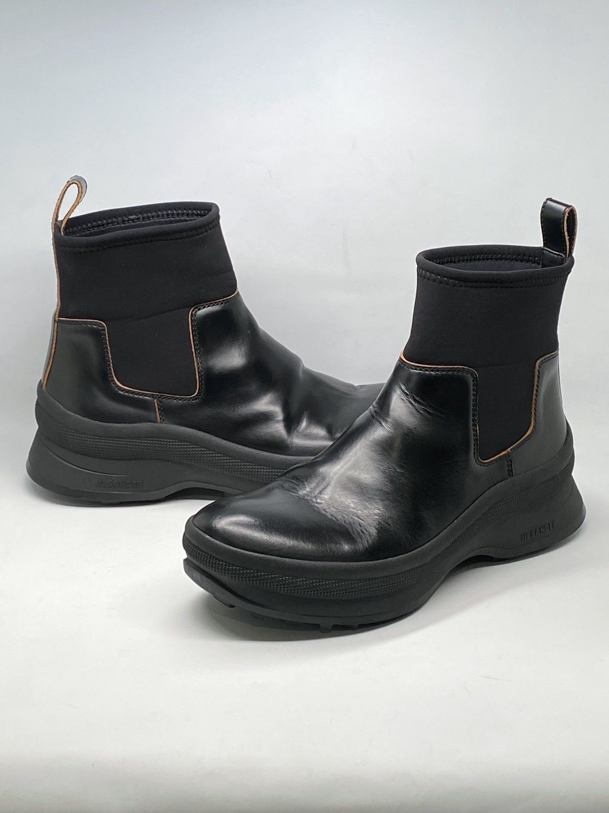 Jil Sander Jil Sander Men’s Leather Ankle Boots size 43/us size 10 Size US 10 / EU 43 - 9 Thumbnail