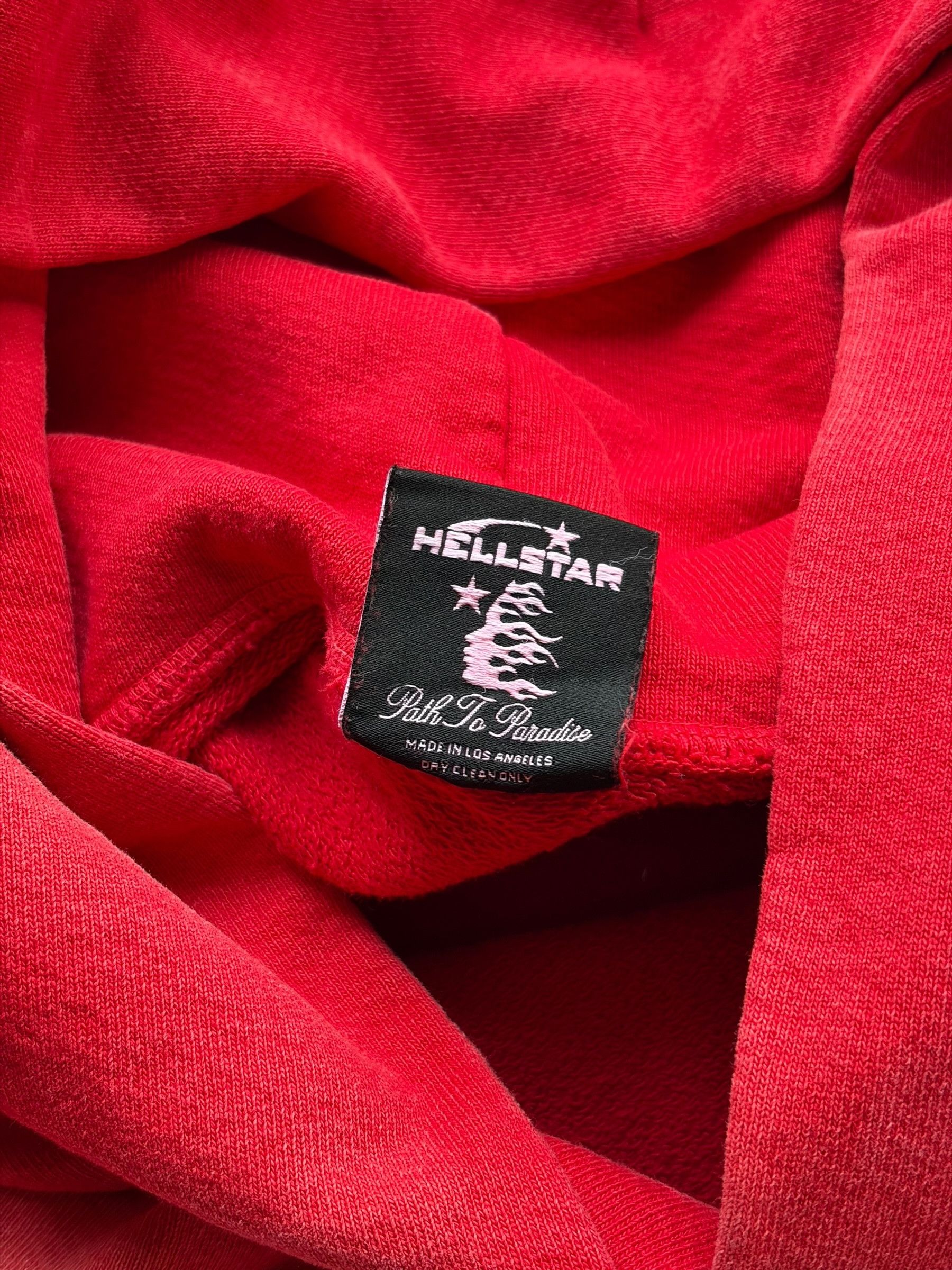 HELLSTAR Hellstar Red & White Hellstar Records Logo Hoodie Size US XL / EU 56 / 4 - 5 Thumbnail