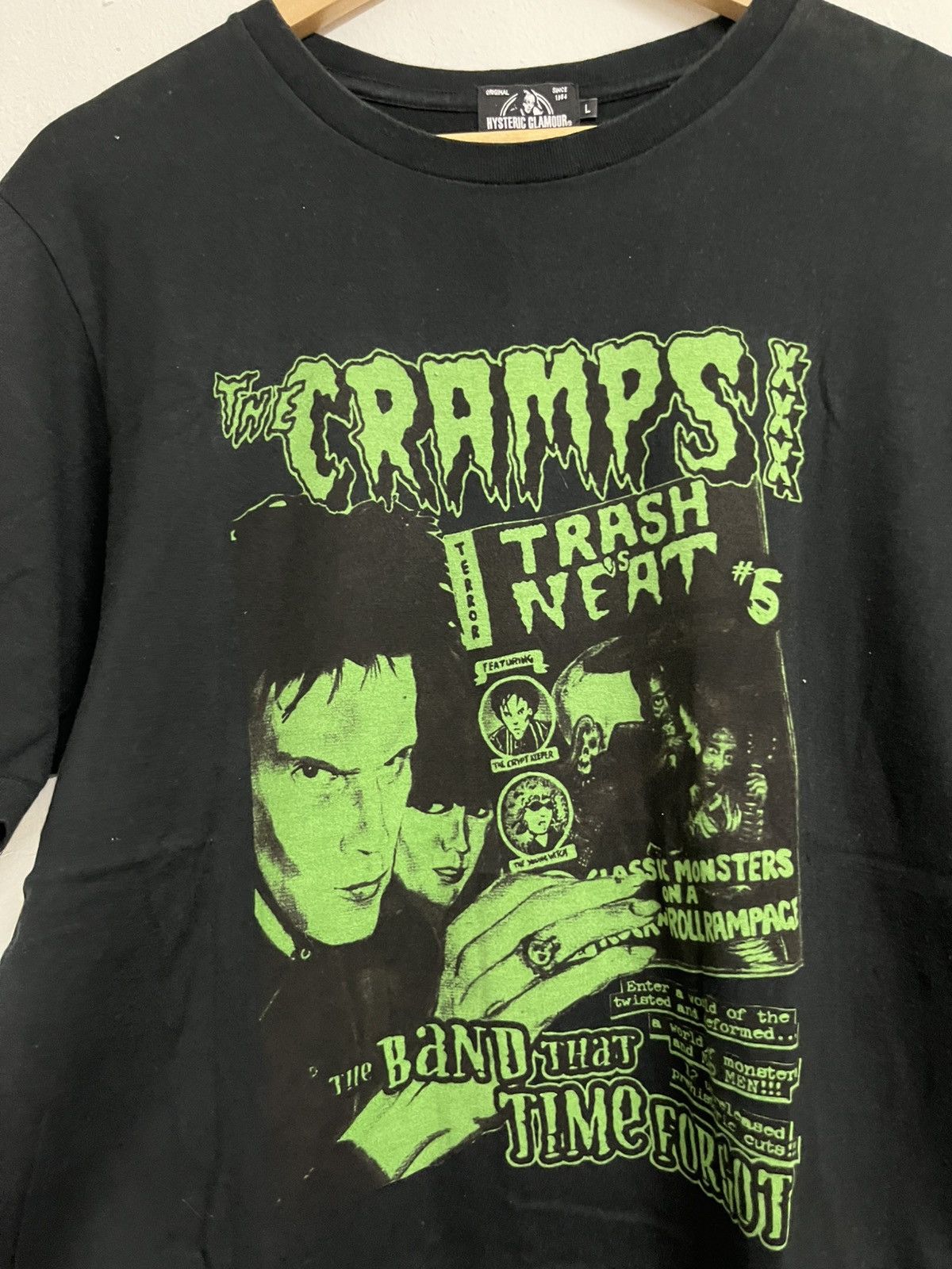 Hysteric Glamour 💥CRAZY HG X THE CRAMPS PUNK BAND Size US L / EU 52-54 / 3 - 2 Thumbnail