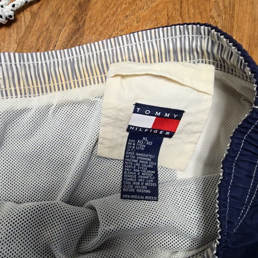 Tommy Hilfiger Tommy Hilfiger Swim Trunks Colorblock Blue XL Mens Shorts Size US 32 / EU 48 - 5 Thumbnail