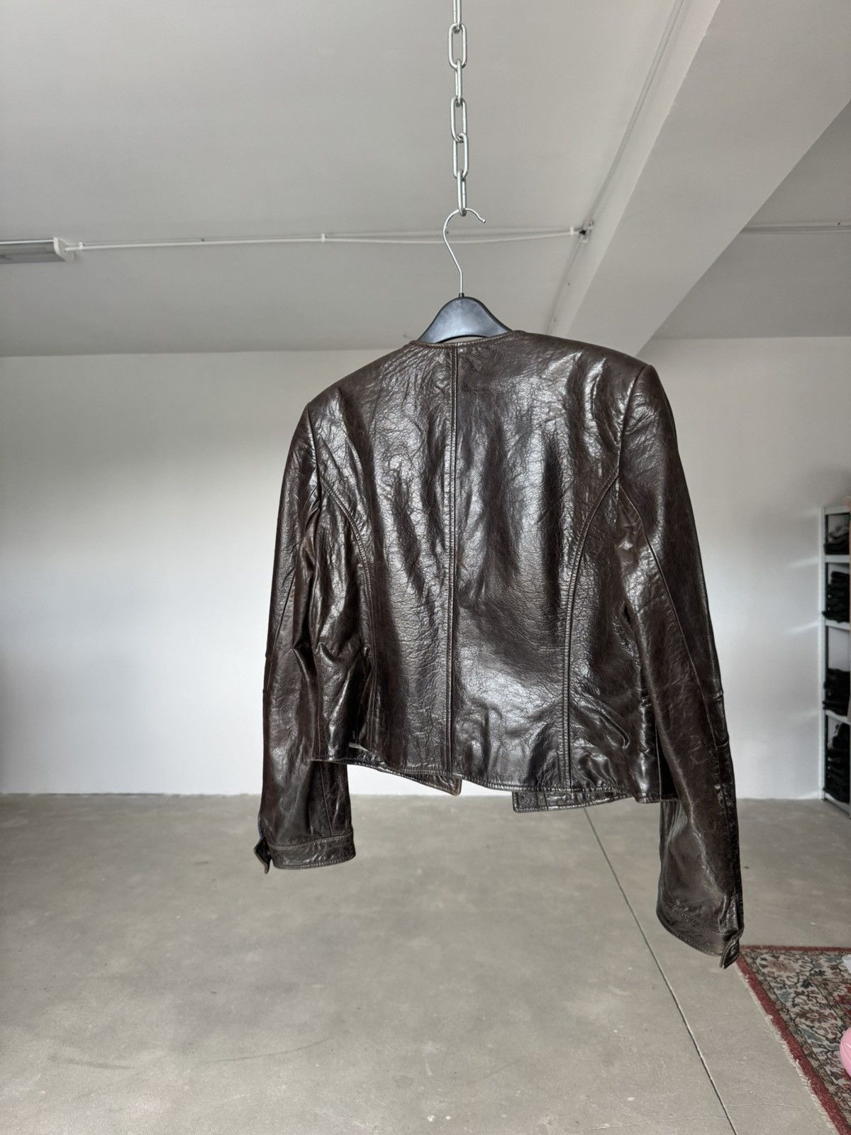 Other 80s Meindl Leather Jacket Designer Rare Size M / US 6-8 / IT 42-44 - 10 Thumbnail