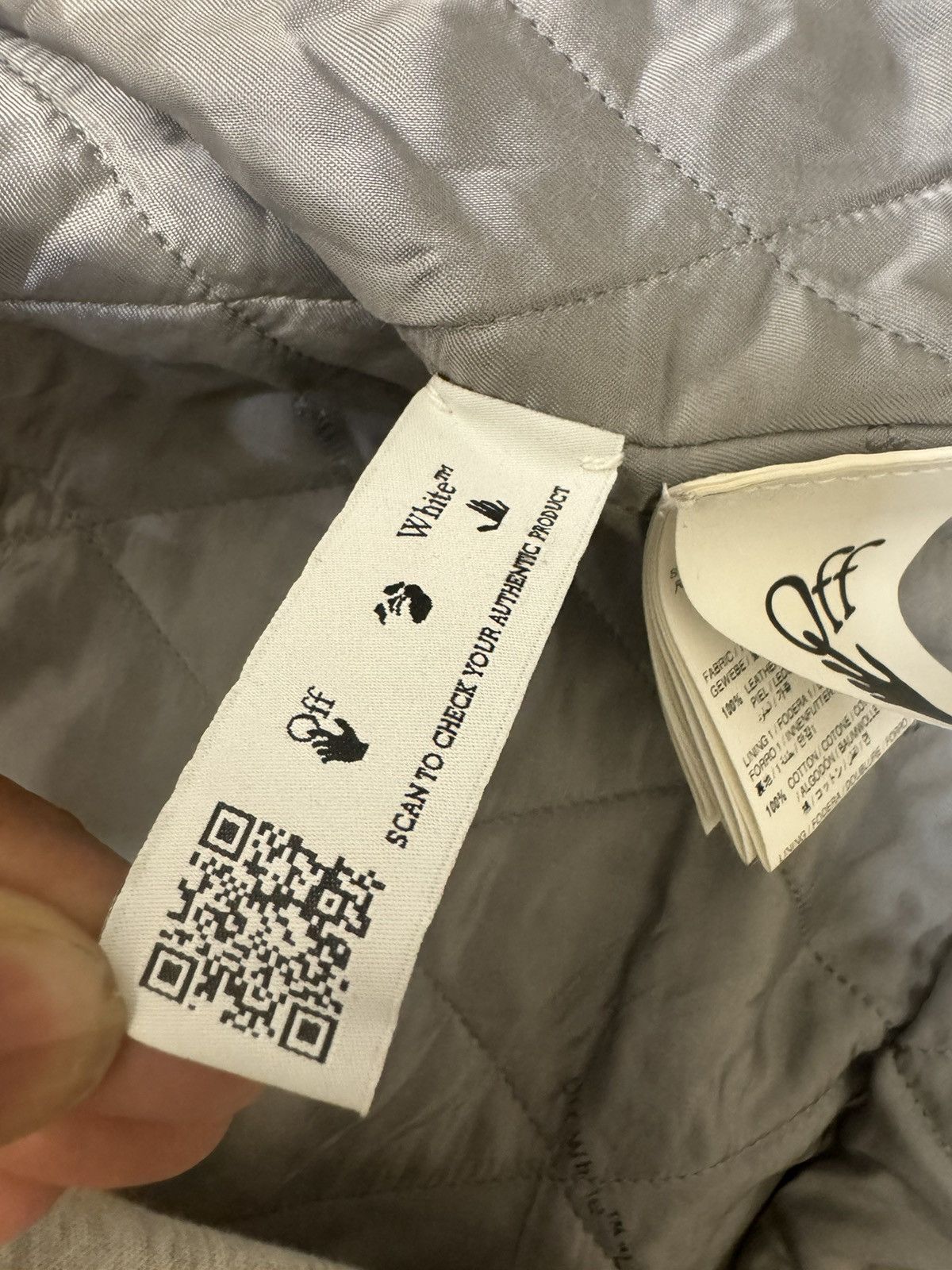 Off-White × Virgil Abloh Off-White Virgil Abloh Magician varsity jacket Size US M / EU 48-50 / 2 - 7 Thumbnail