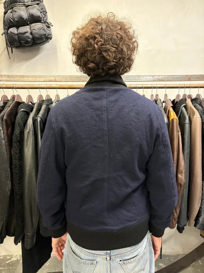 Acne Studios × Vintage AW2007 Acne Studios Wool Navy Bomber Size US M / EU 48-50 / 2 - 3 Thumbnail