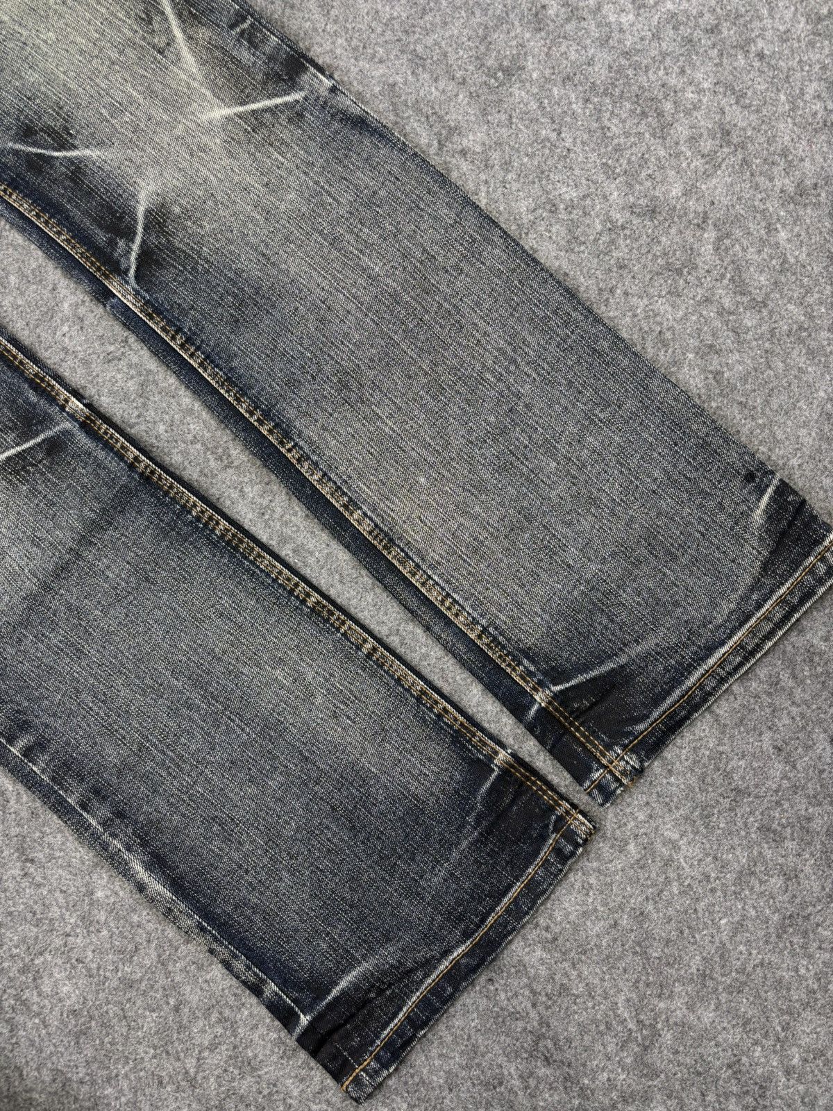 Japanese Brand 💥FLARE💥Archival Streetwear NCFM Sick Fades Denim F703 Size US 30 / EU 46 - 13 Thumbnail