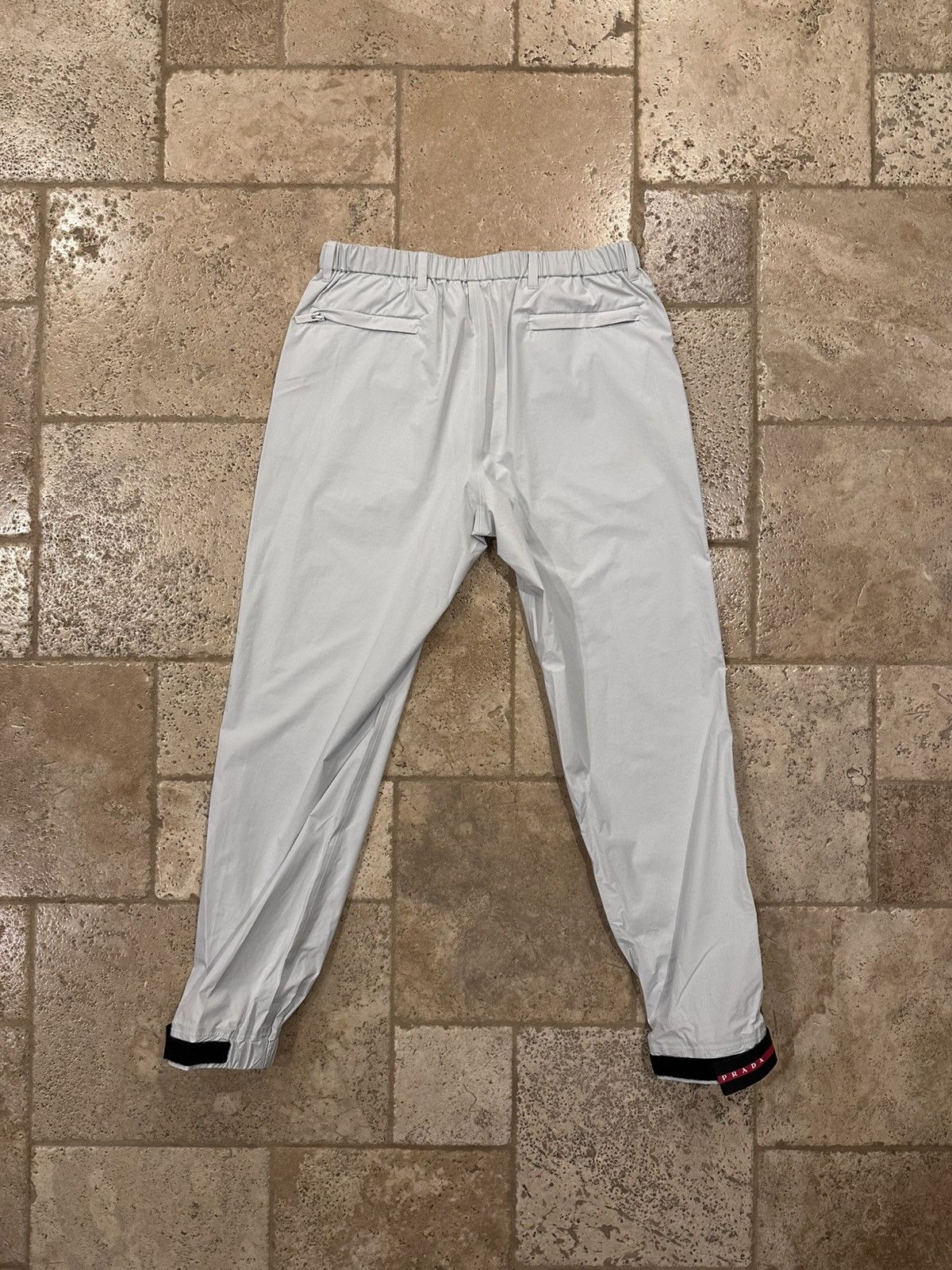 Prada Prada Linea Rossa White/Cream Nylon Pants SPG43 2018 Size US 34 / EU 50 - 10 Thumbnail