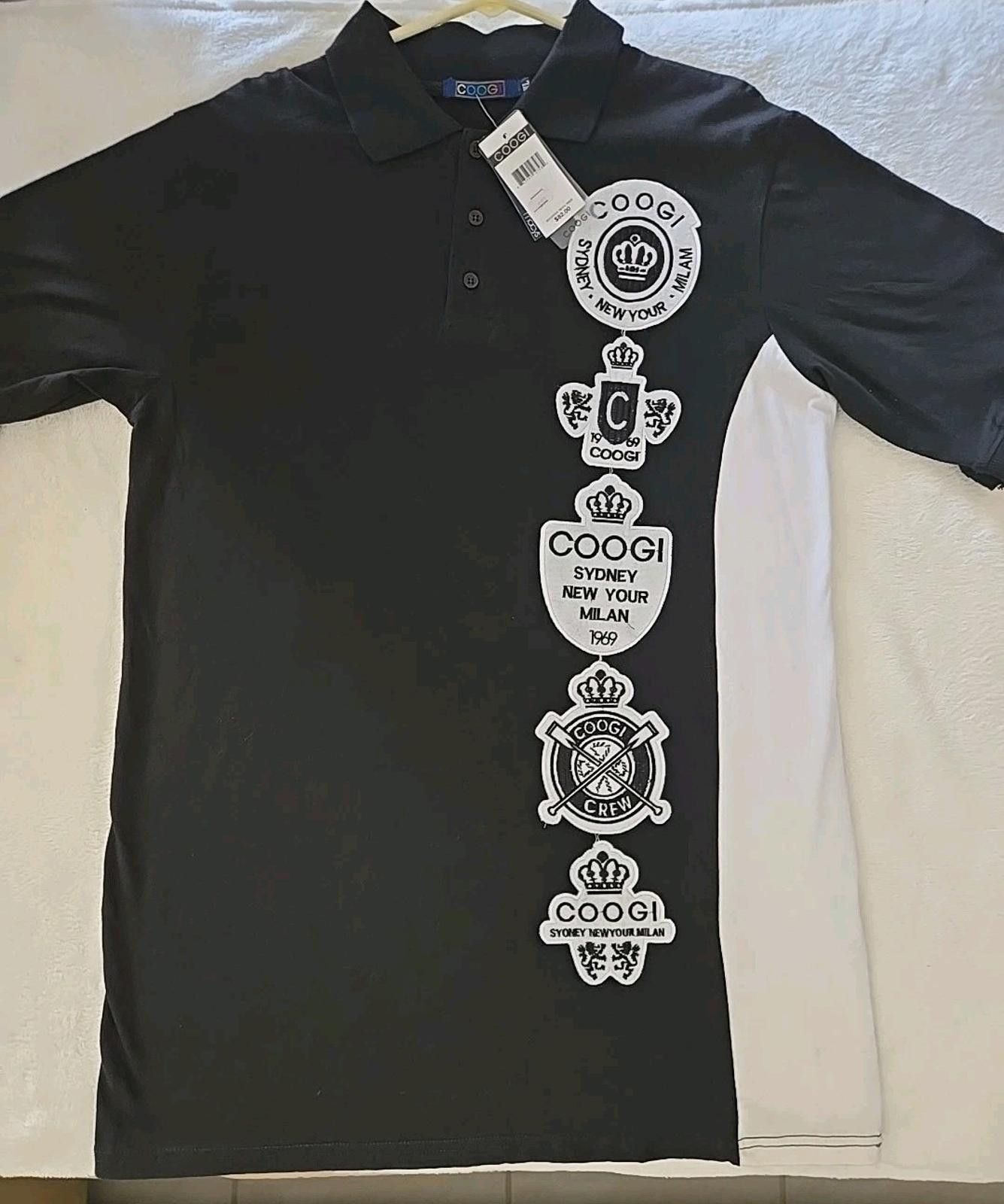 Coogi NWT Vintage Coogi Polo Shirt Mens Embroidered Black XL $82 Size US XL / EU 56 / 4 - 2 Thumbnail