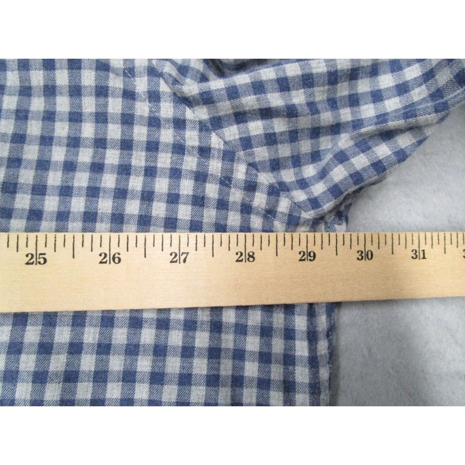 UNTUCKit UNTUCKit Mens Blue Check Button Up Flannel Shirt Big & Tall XXXLC Casual Workwear Long Sleeve Button-Down 100% Cotton Vintage? No Size US XXL / EU 58 / 5 - 6 Thumbnail
