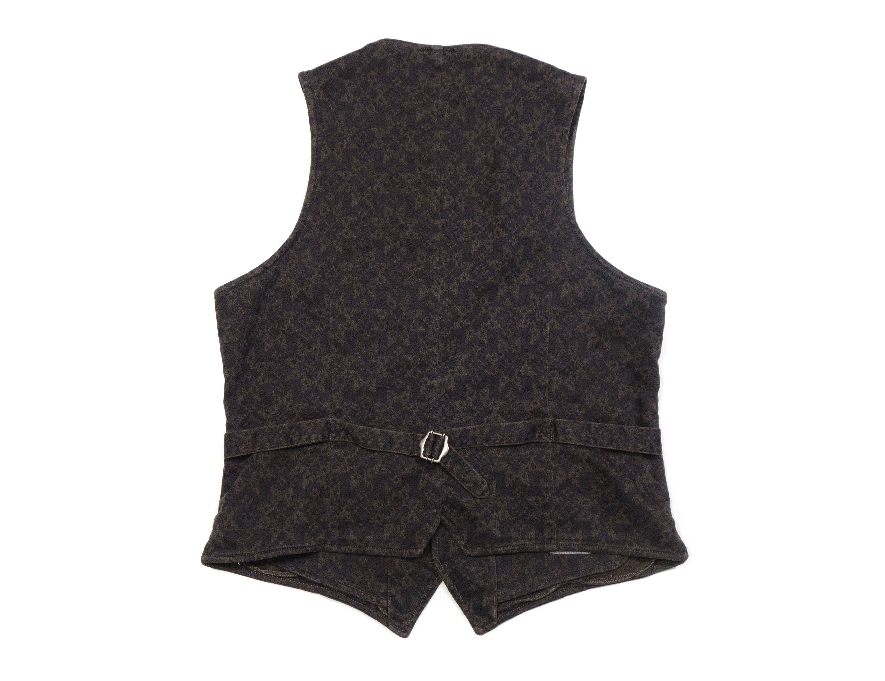 L.B.M. 1911 Tailored Limited Edition Vest Jacquard Waistcoat Size 40R - 2 Thumbnail